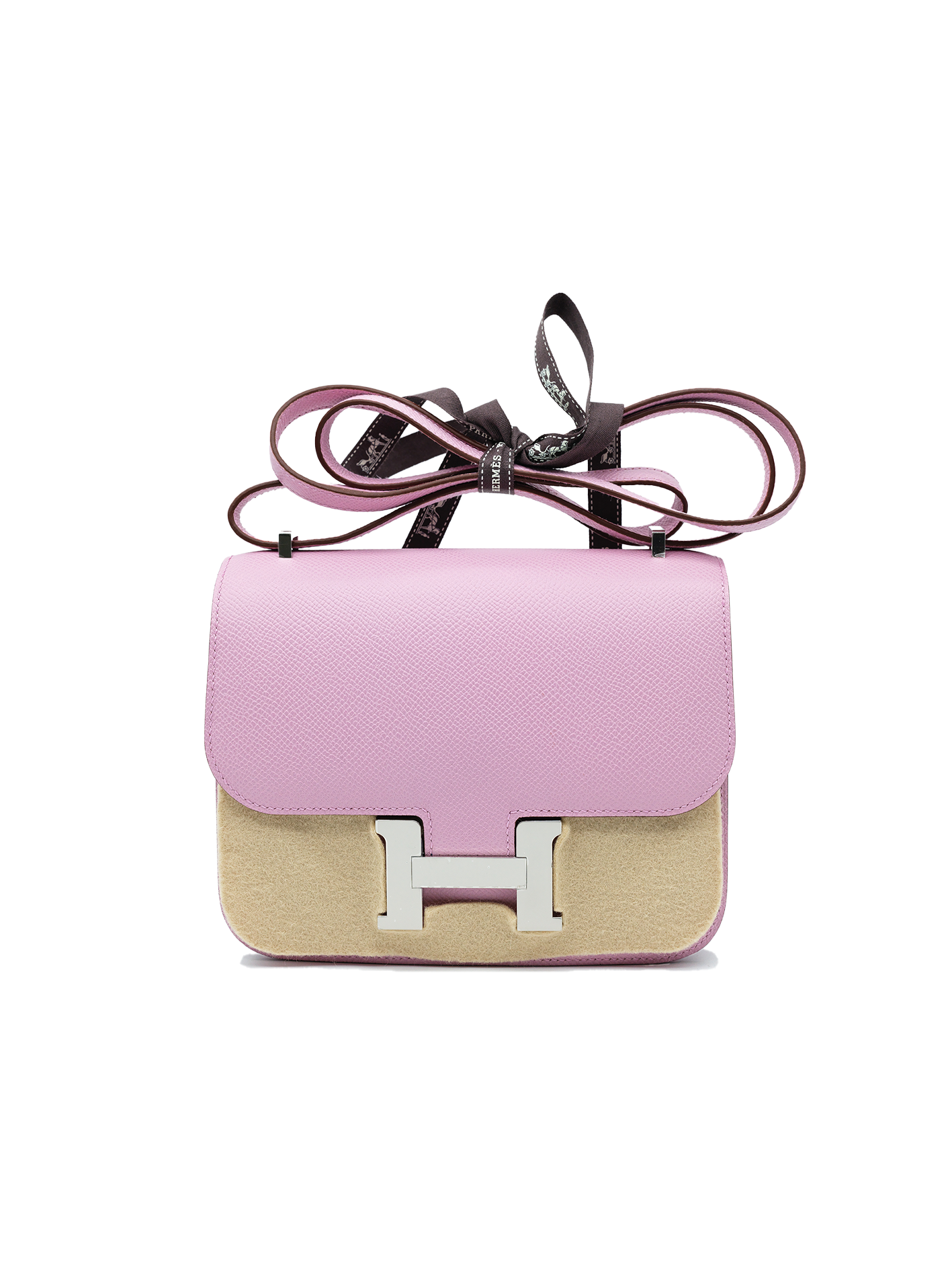 NEW HERMÈS CONSTANCE 19 EPSOM MAUVE SYLVESTRE PHW