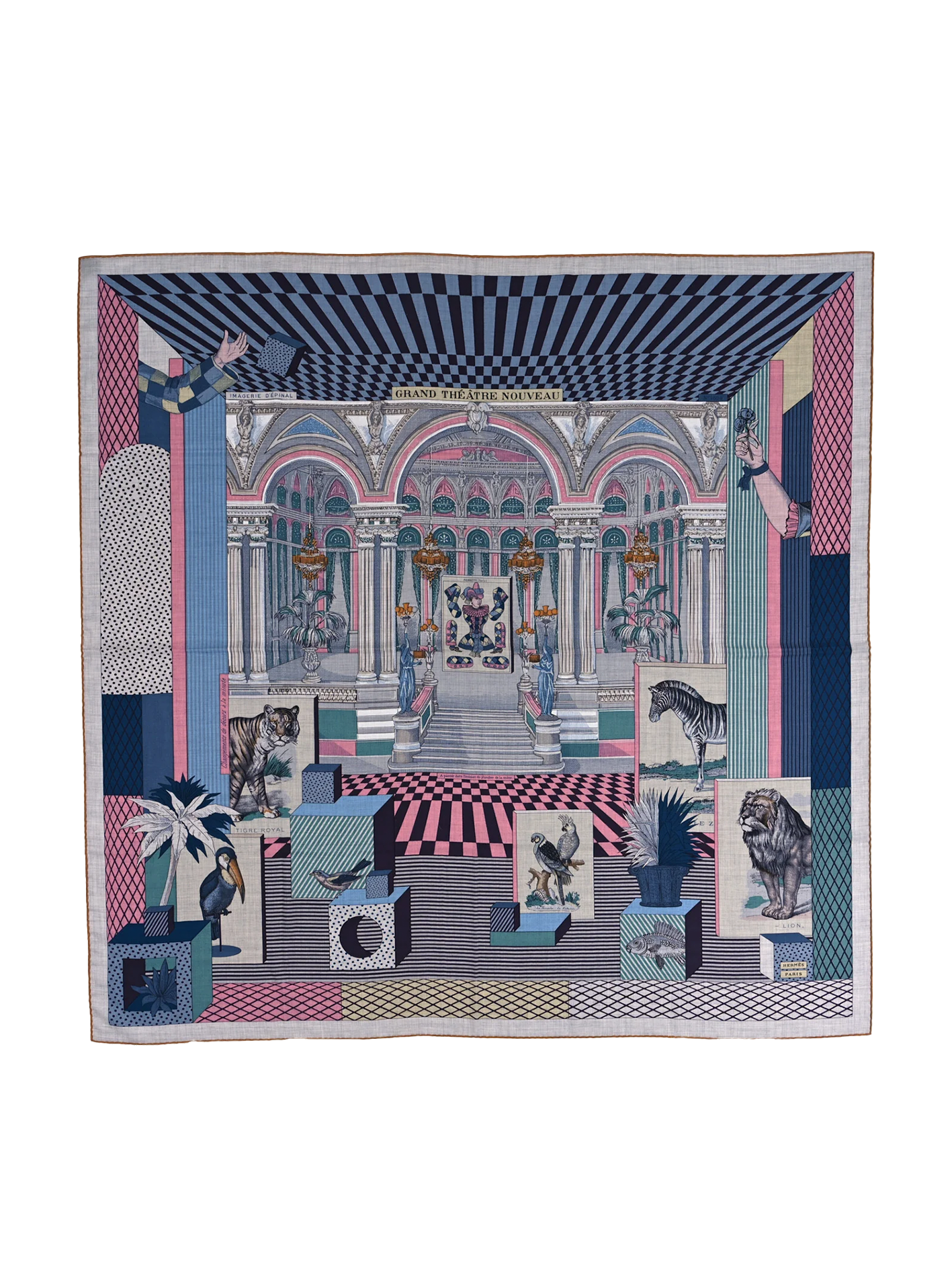 NEW HERMÈS GRAND THEATRE NOUVEAU SCARF