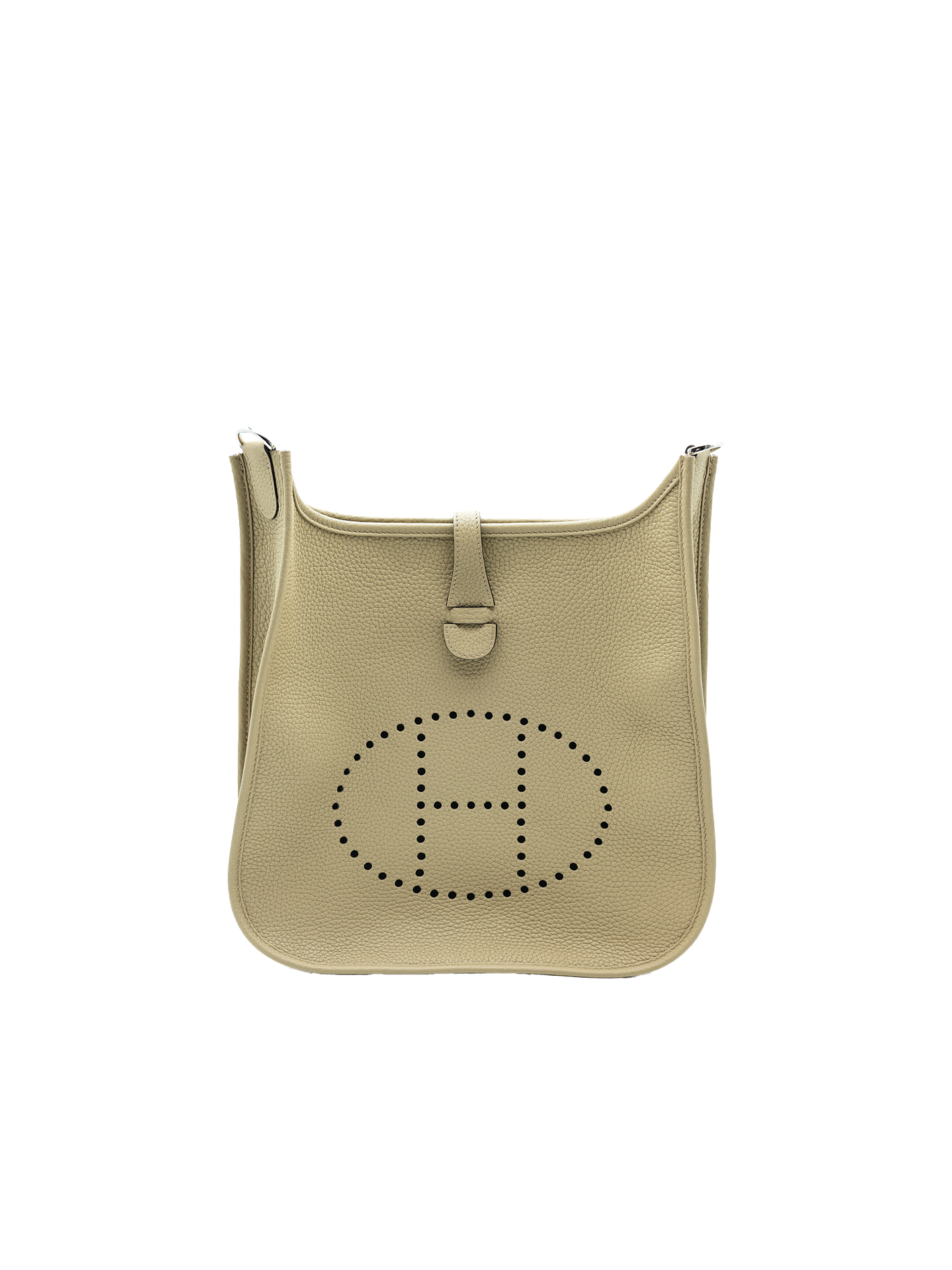 PRE-LOVED HERMÈS EVELYNE 29 TAURILLON CLEMENCE BEIGE MARFA PHW