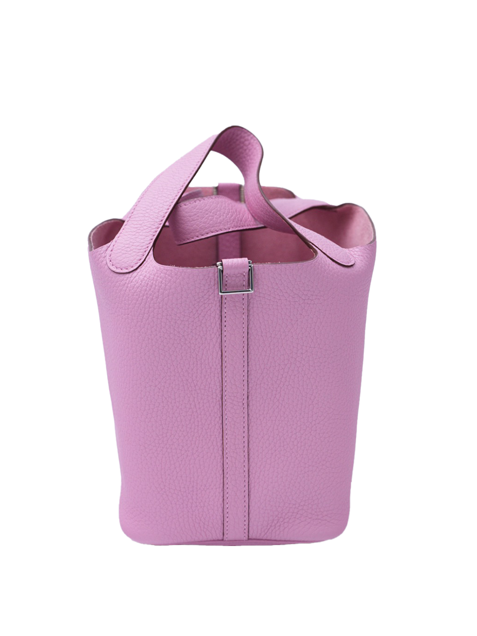 USED HERMES PICOTIN 18 TAURILLON CLEMENCE MAUVE SYLVESTRE PHW