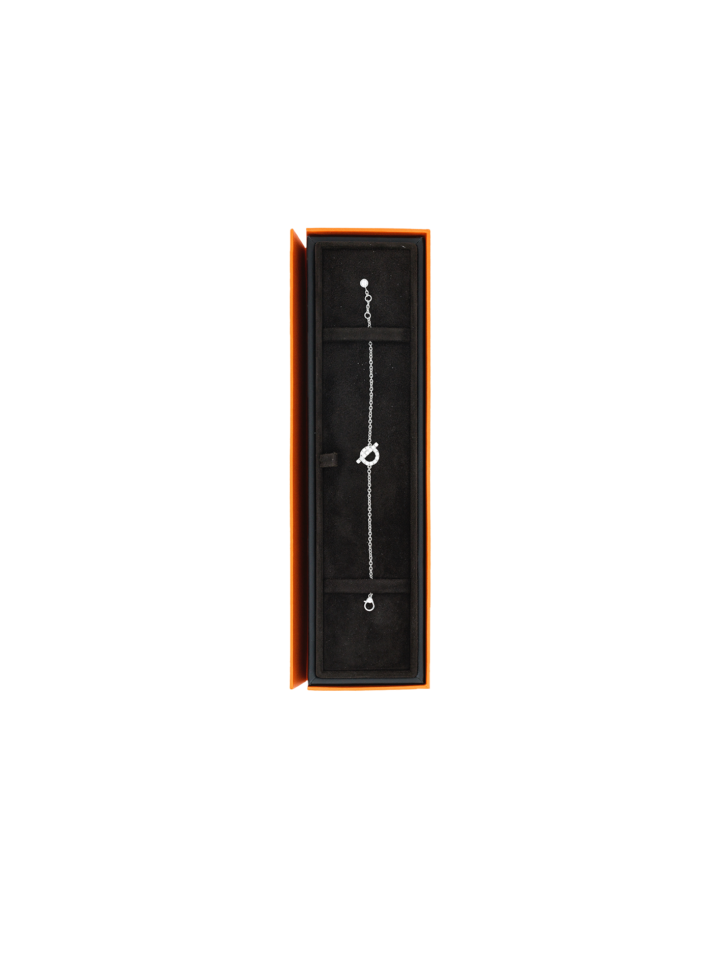 PRE-LOVED HERMÈS FINESSE BRACELET WITH DIAMOND WHITE GOLD