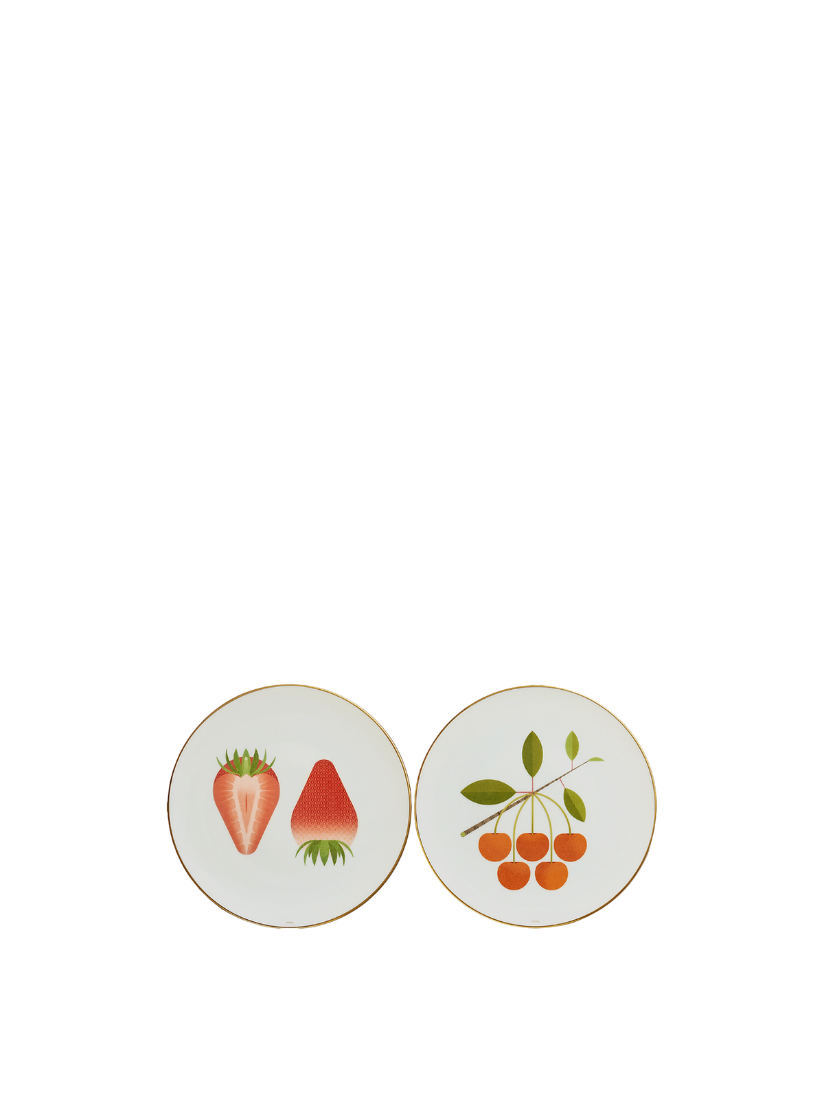 NEW HERMÈS KAORUMI SET OF 2 DESSERT PLATES