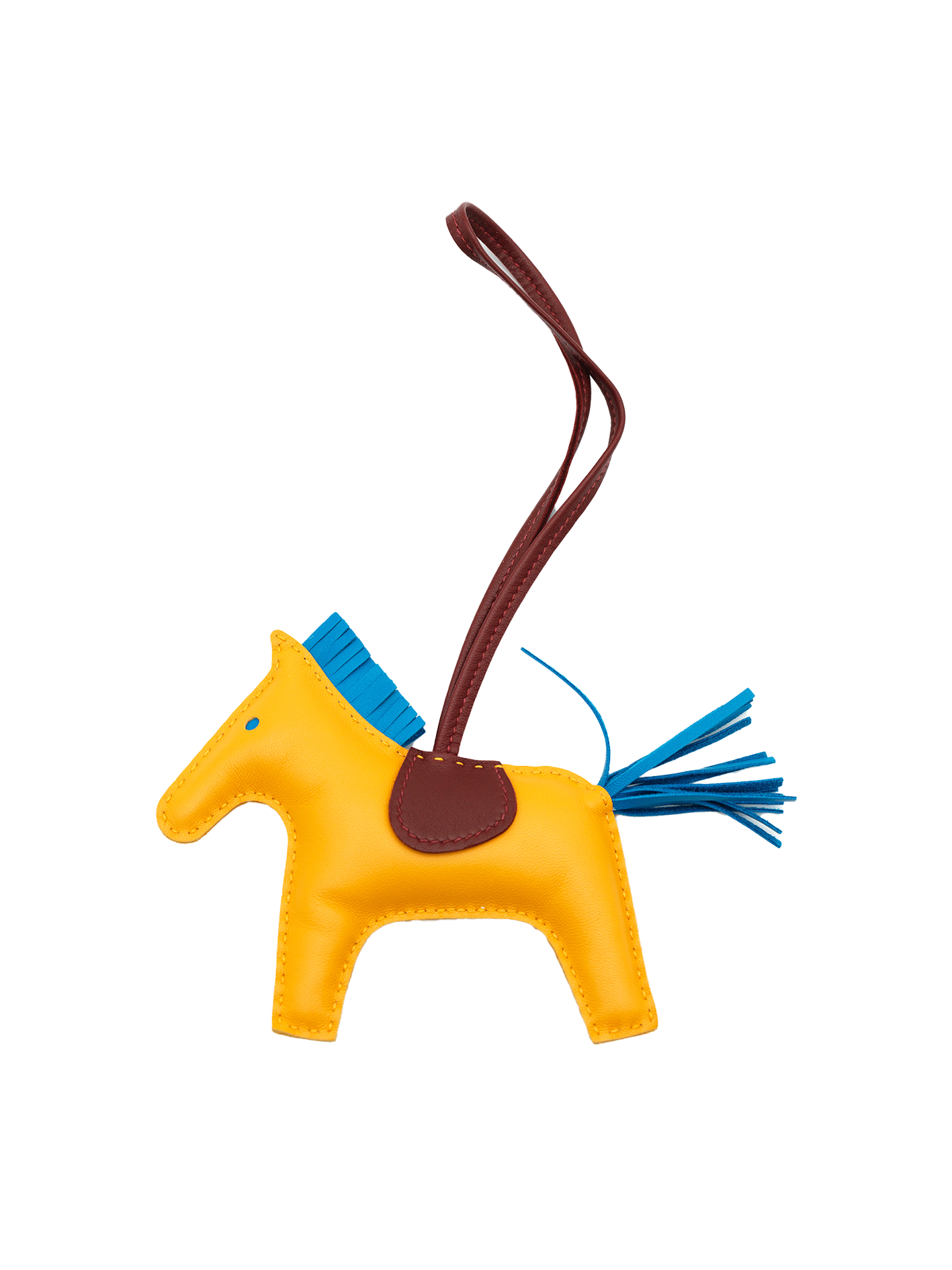PRE-LOVED RODEO CHARM GM JAUNE DE NAPLES/ CELESTE/ GOLD SWIFT
