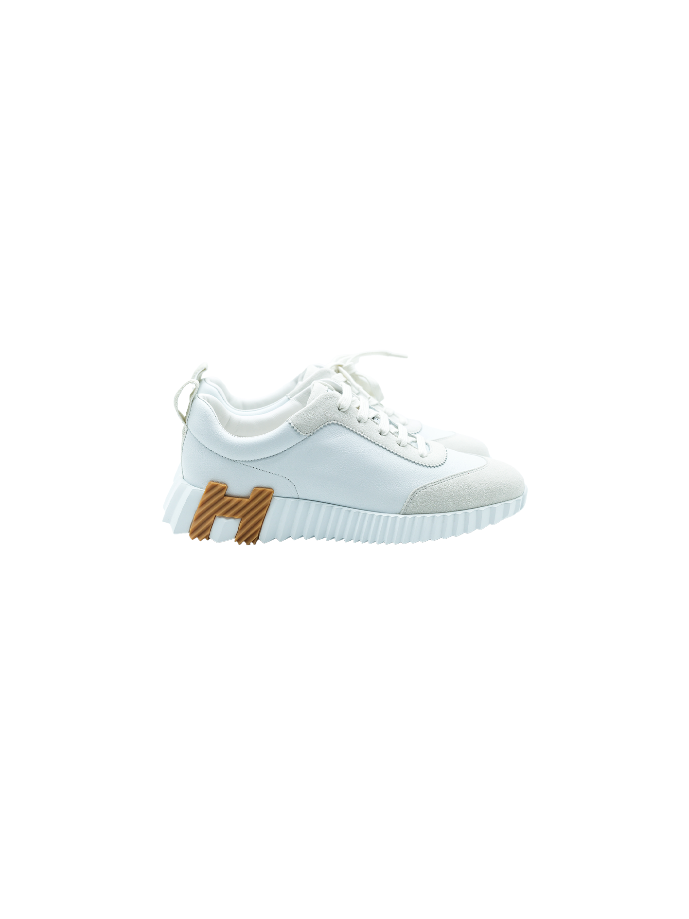 NEW HERMÈS BOUNCING SNEAKER WHITE