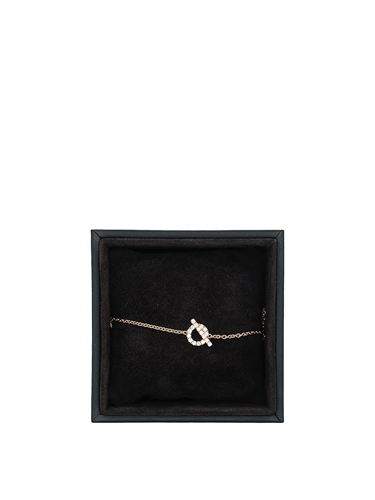 PRE-LOVED HERMÈS FINESSE BRACELET WITH DIAMOND ROSE GOLD
