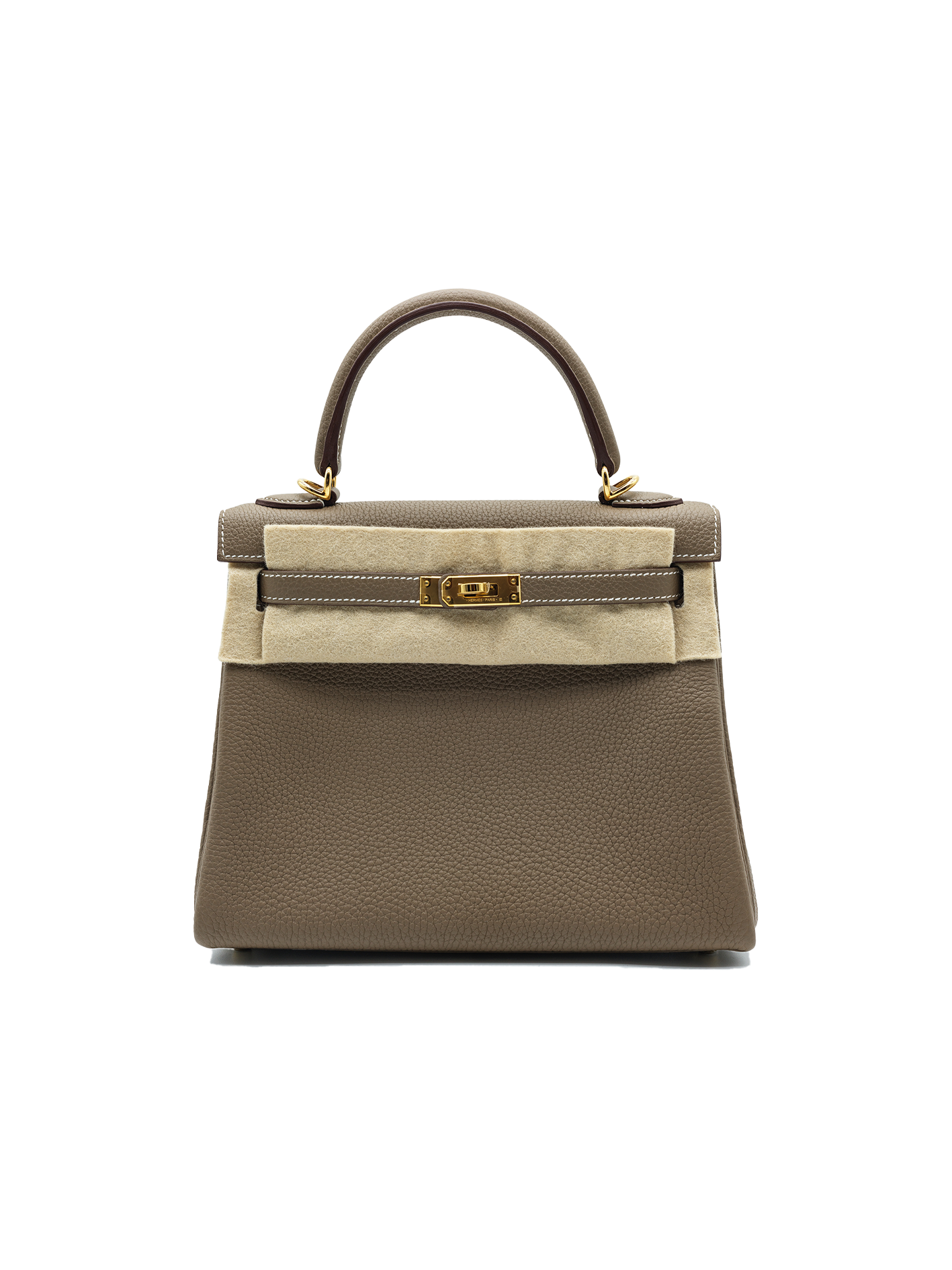 NEW HERMES KELLY 25 TOGO ETOUPE GHW