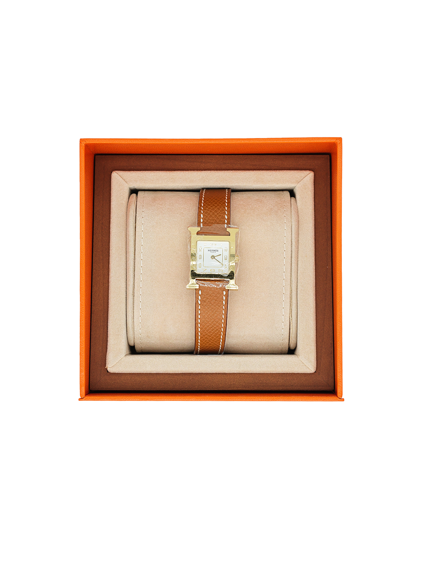 NEW HERMÈS HEURE H WATCH GOLD GHW