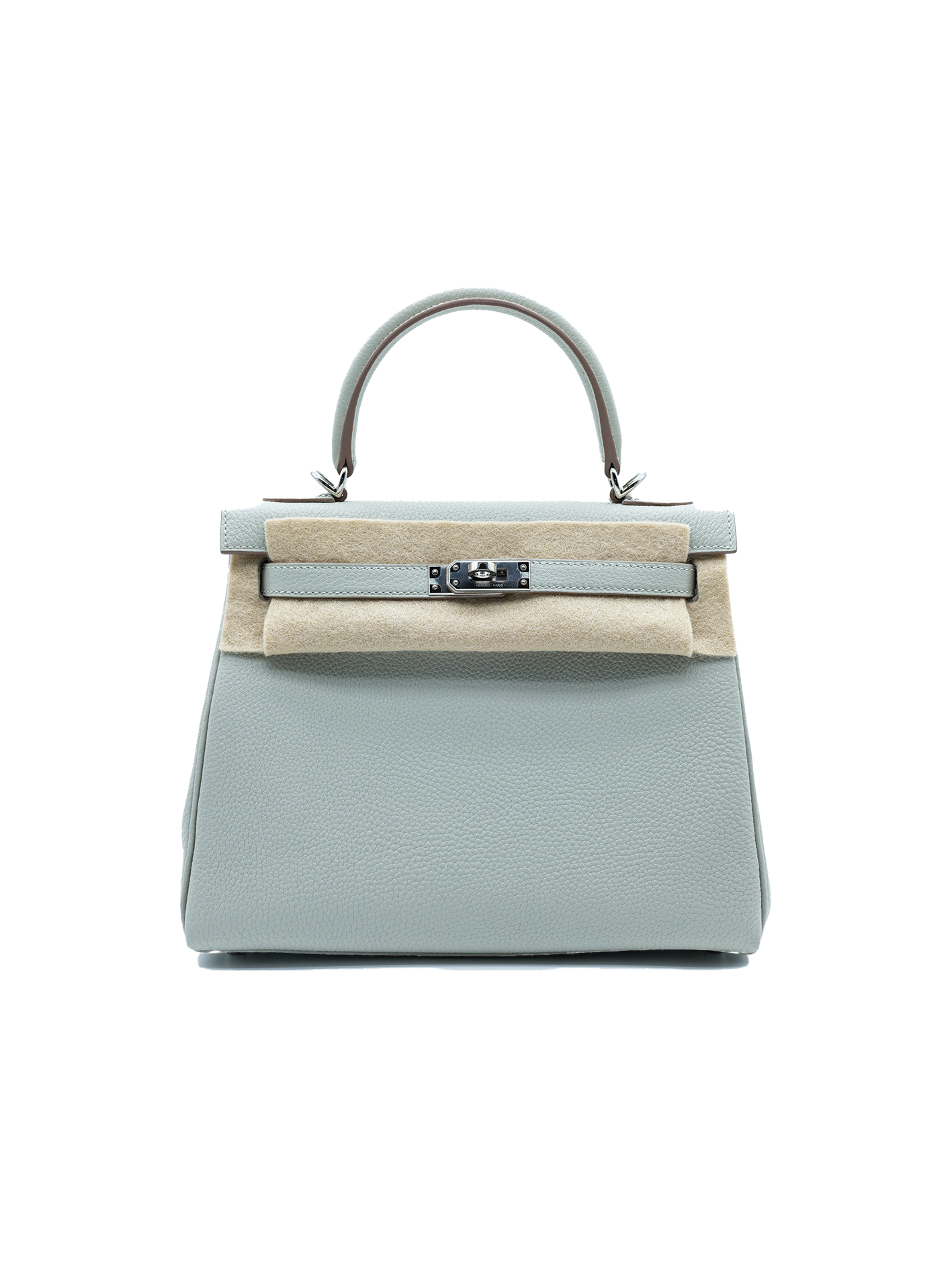 USED HERMES KELLY 25 TOGO GRIS PERLE PHW