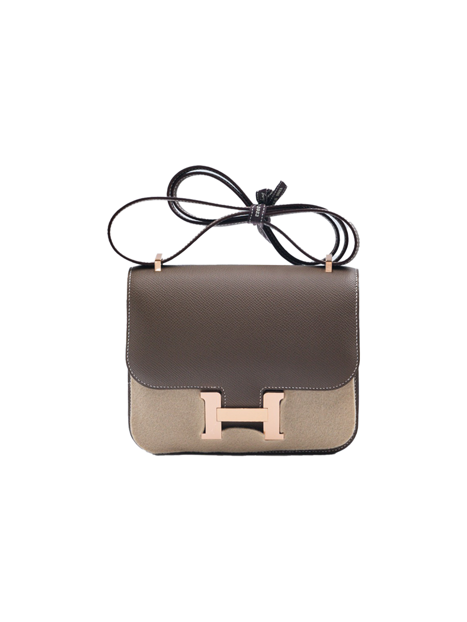 新款爱马仕 Constance 19 EPSOM ETOUPE RGHW