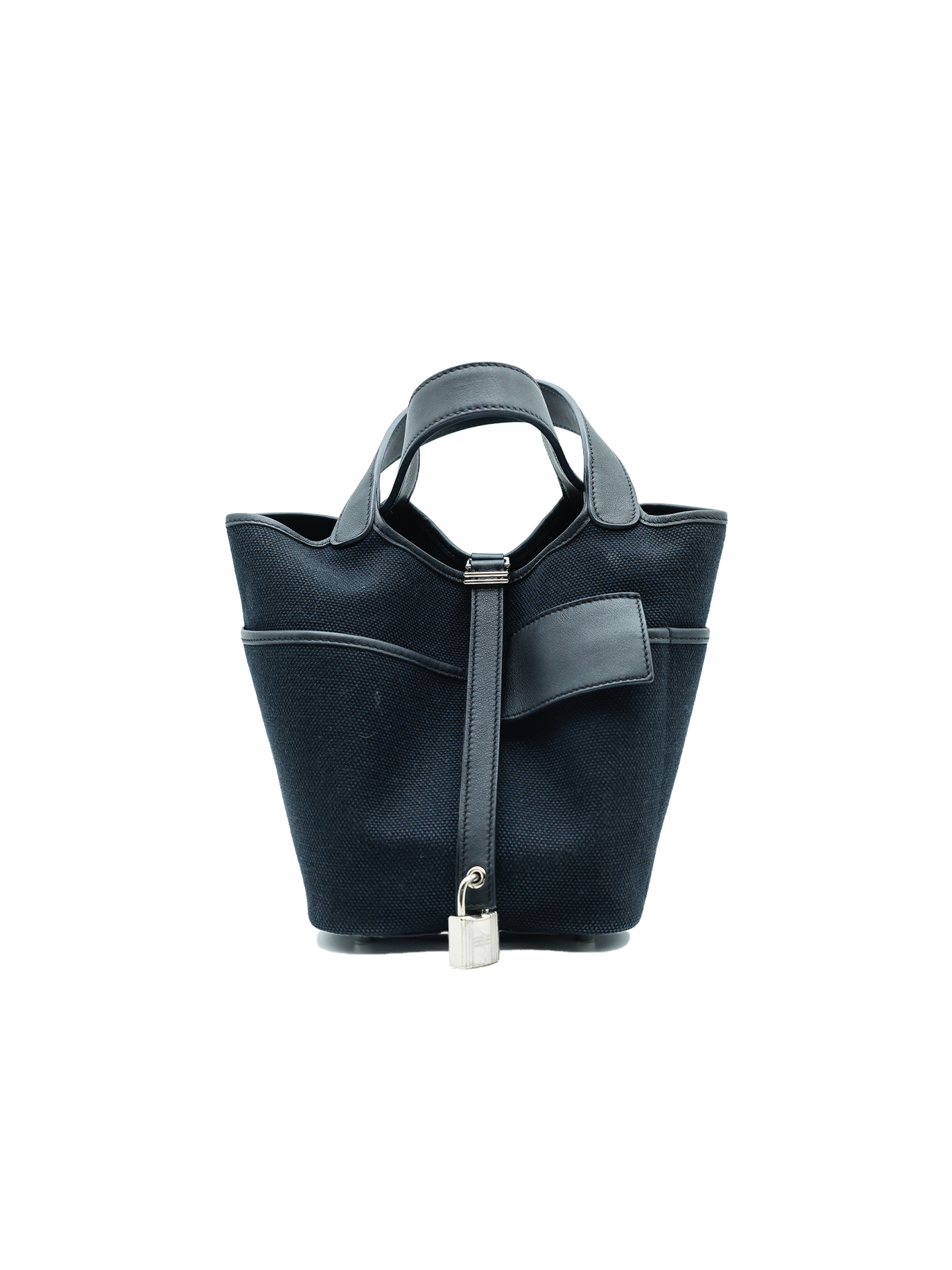二手爱马仕 PICOTIN 18 CARGO SWIFT/TOILE 黑色 PHW