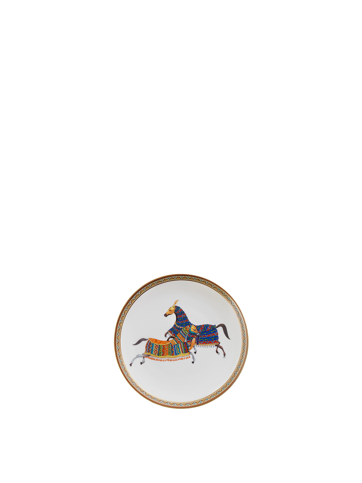 NEW HERMÈS CHEVAL D’ORIENT BREAD AND BUTTER PLATE N°1 SET OF 2