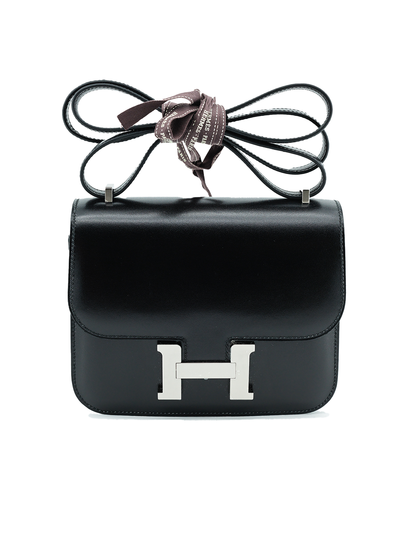NEW HERMES CONSTANCE 19 BOX BLACK PHW