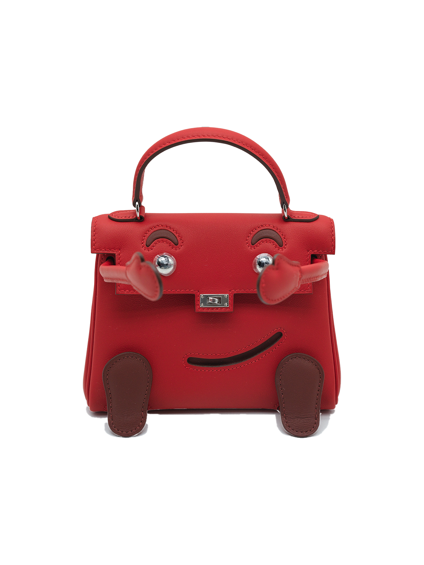 NEW HERMÈS QUELLE IDOLE KELLY DOLL SWIFT ROUGE RADIEUX PHW