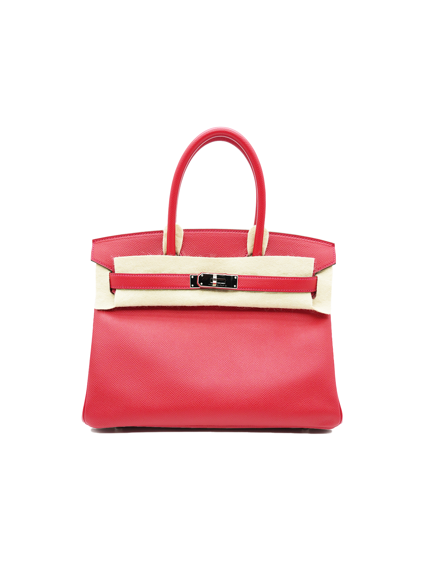 PRE-LOVED HERMÈS BIRKIN 30 EPSOM ROUGE CASAQUE PHW