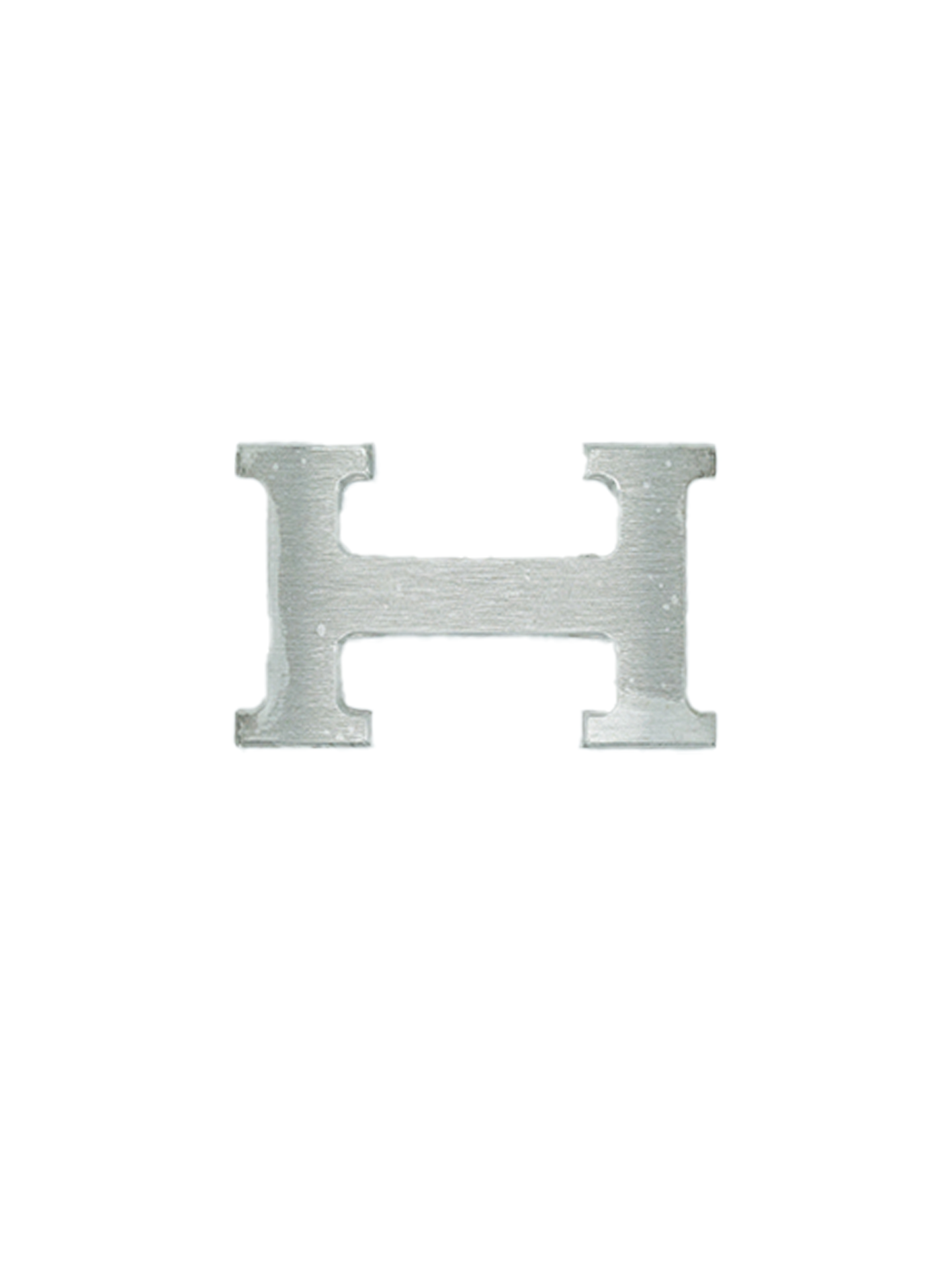 NEW HERMÈS 32MM H BELT BUCKLE PHW