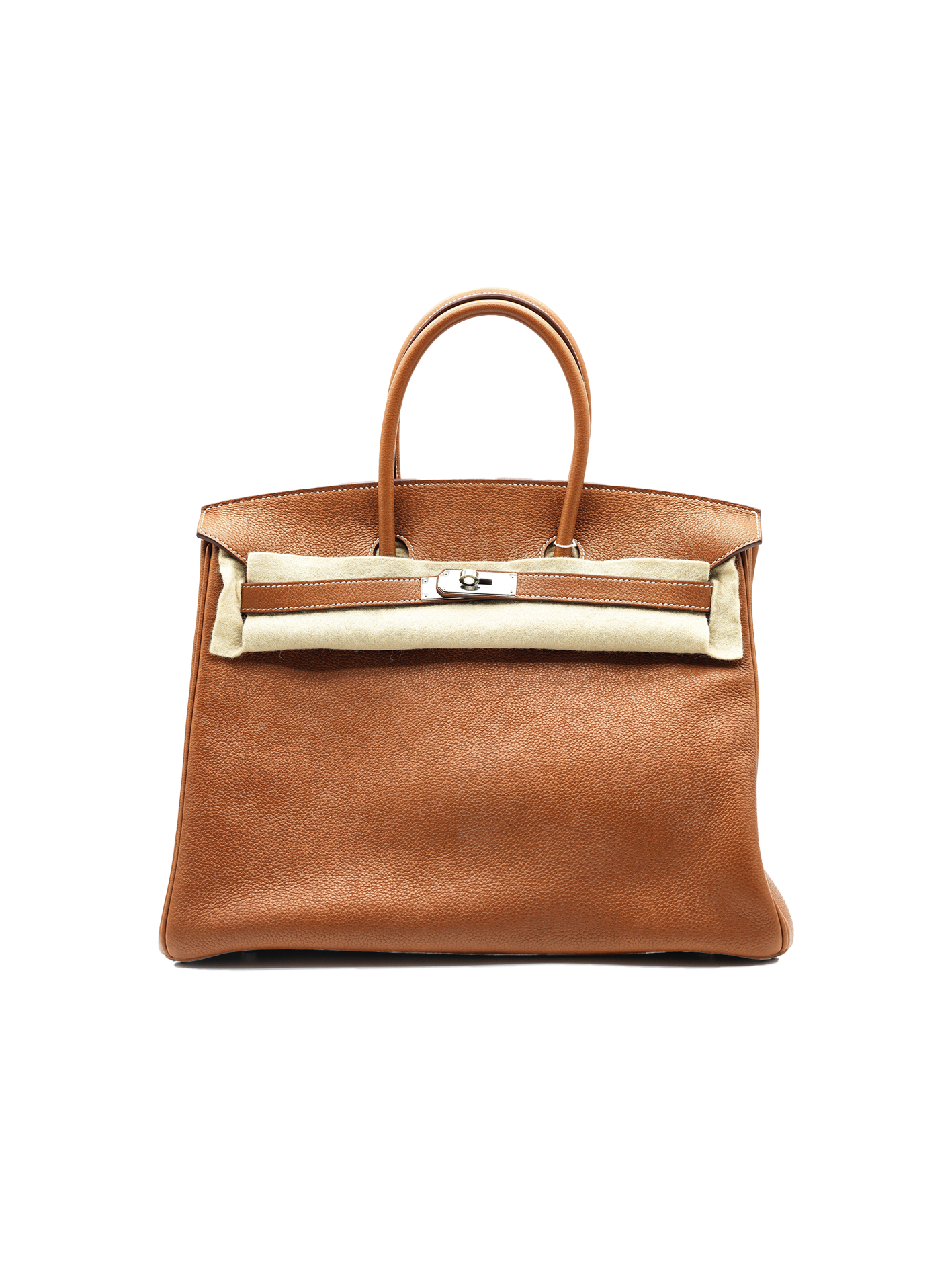 PRE-LOVED HERMÈS BIRKIN 35 BARENIA FAUBOURG FAUVE PHW