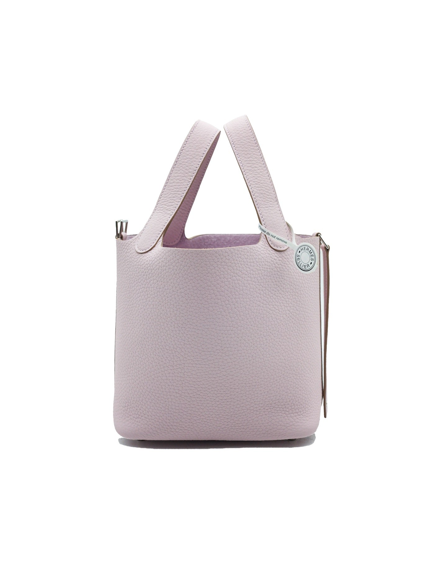 NEW HERMÈS PICOTIN 18 TAURILLON CLEMENCE MAUVE PALE PHW