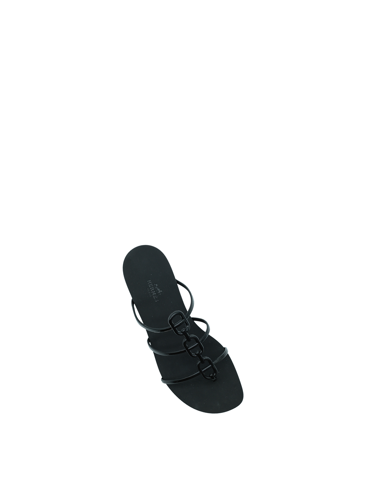 NEW HERMÈS MYKONOS SANDAL BLACK