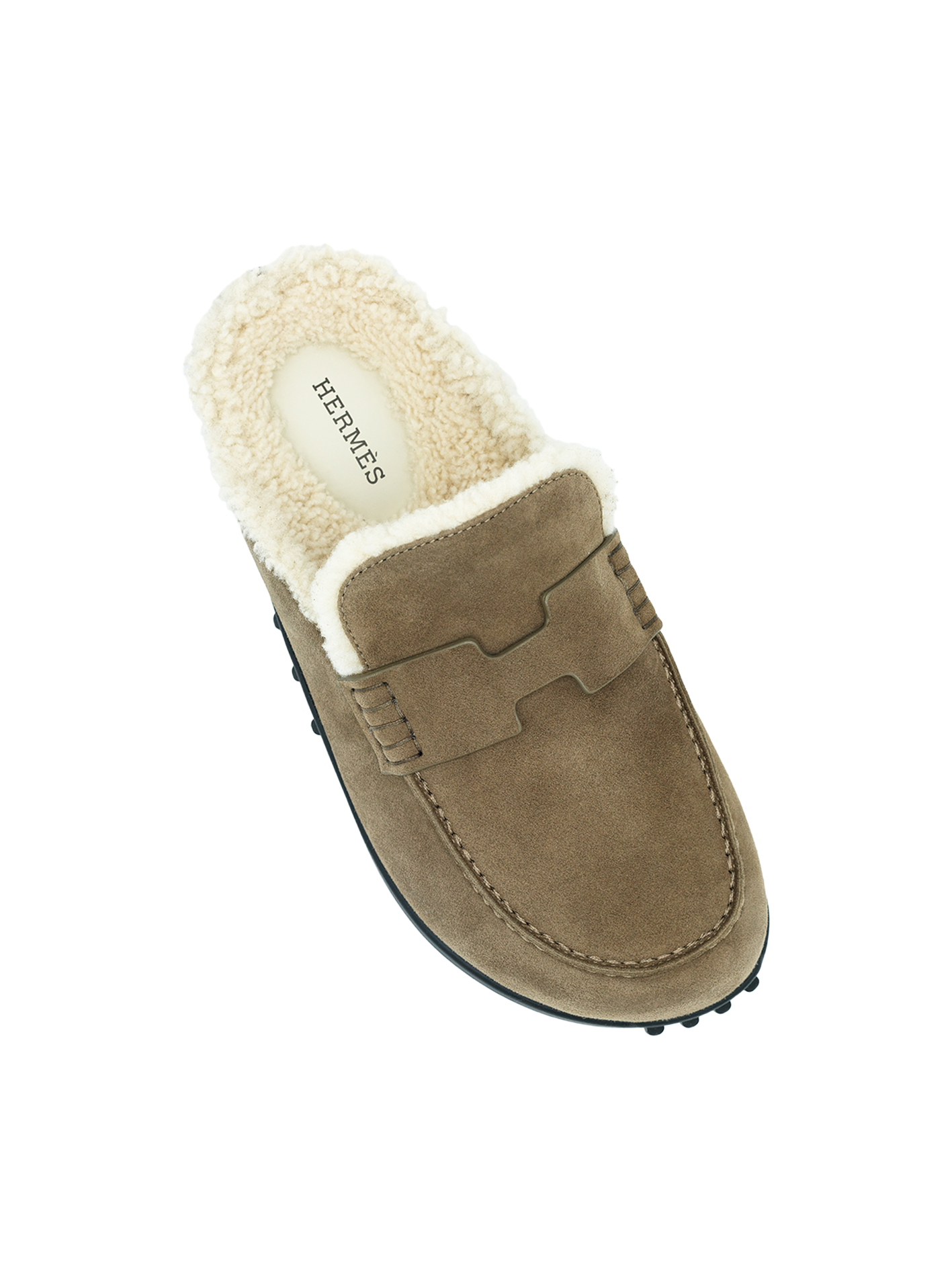 NEW HERMÈS MIX MULE SHOE BEIGE SABLE
