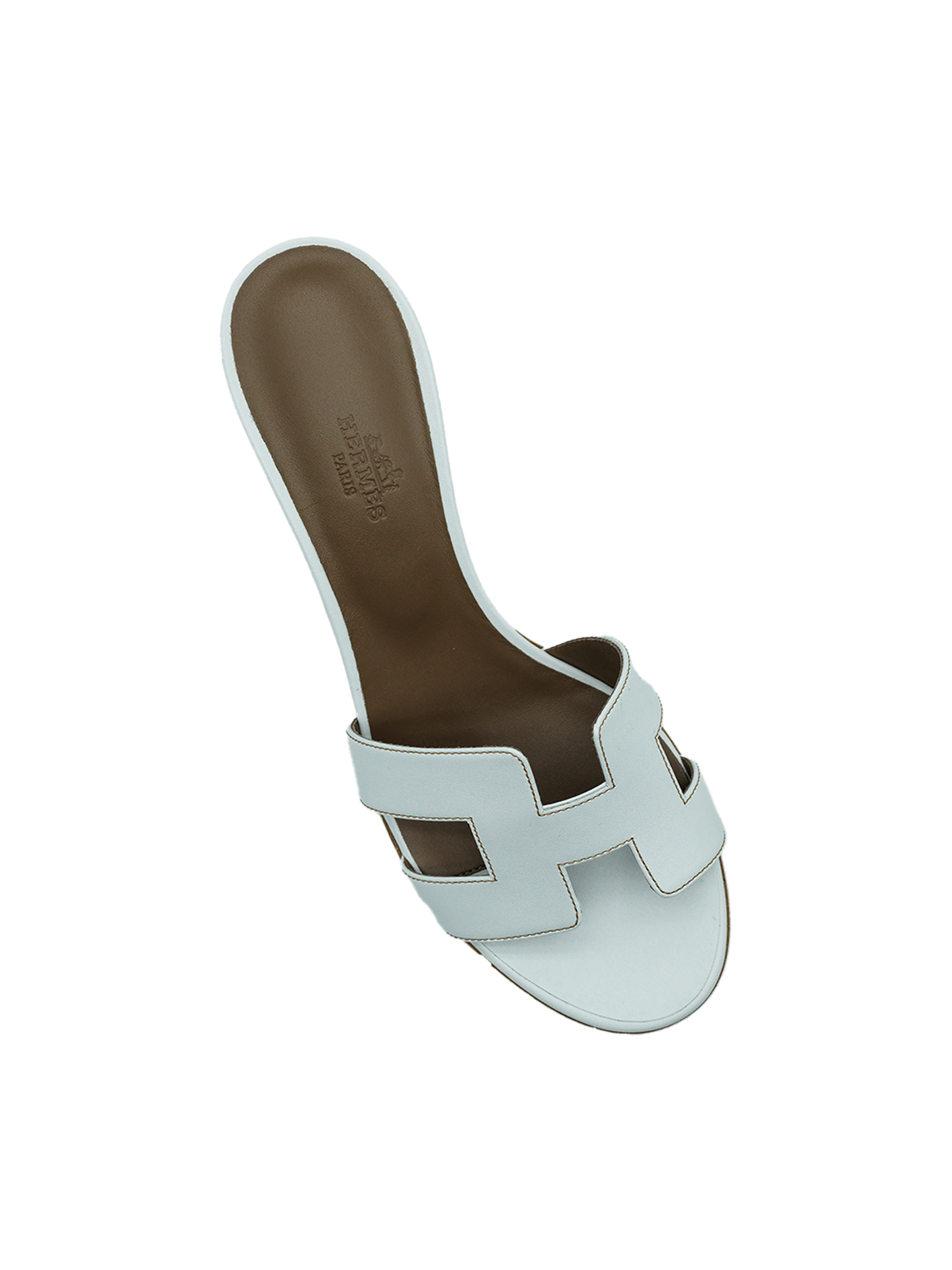 NEW HERMÈS OASIS SANDAL BLANC