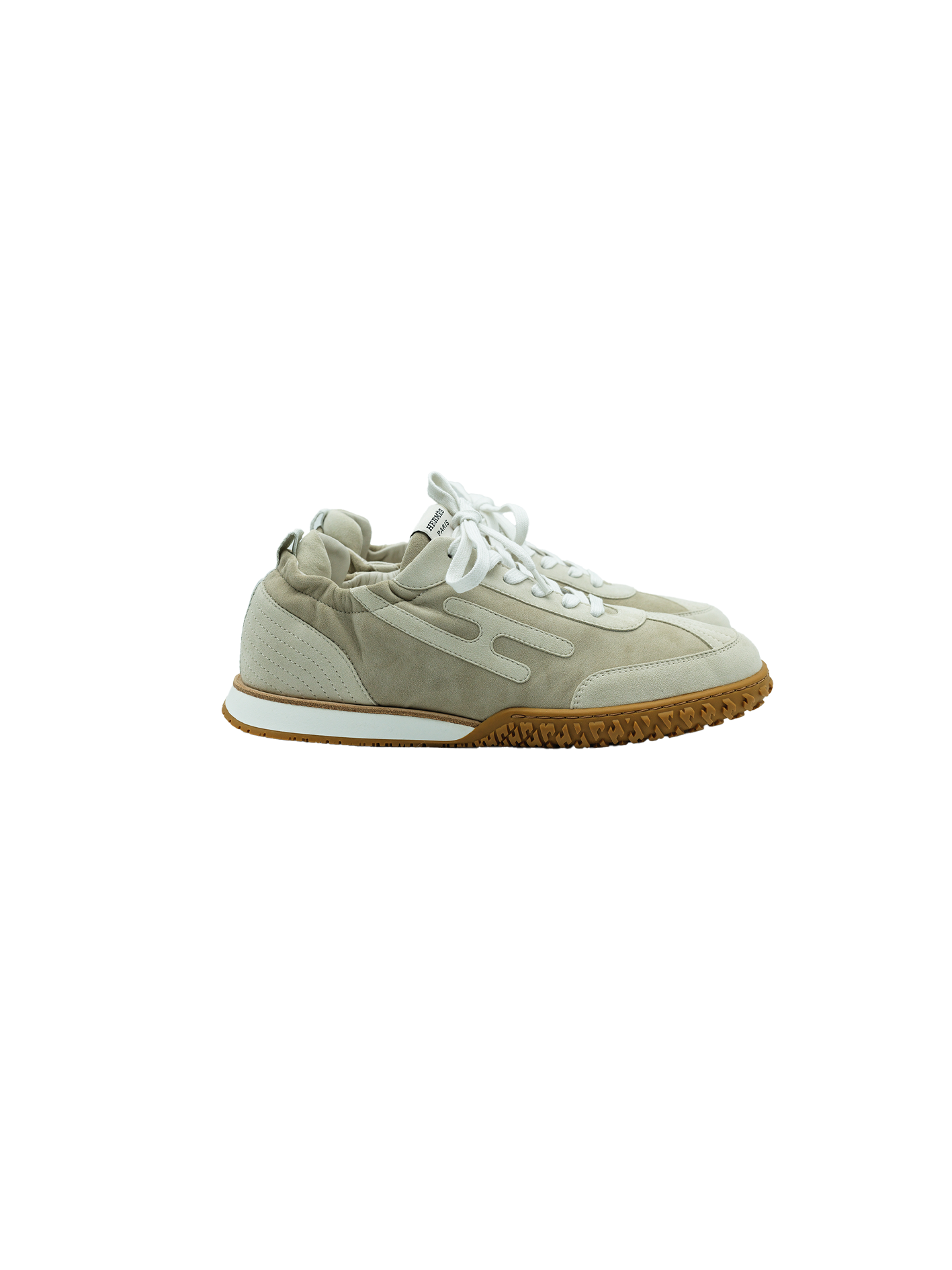 NEW HERMÈS JET SNEAKER BEIGE ESQUISS/ GLAISE