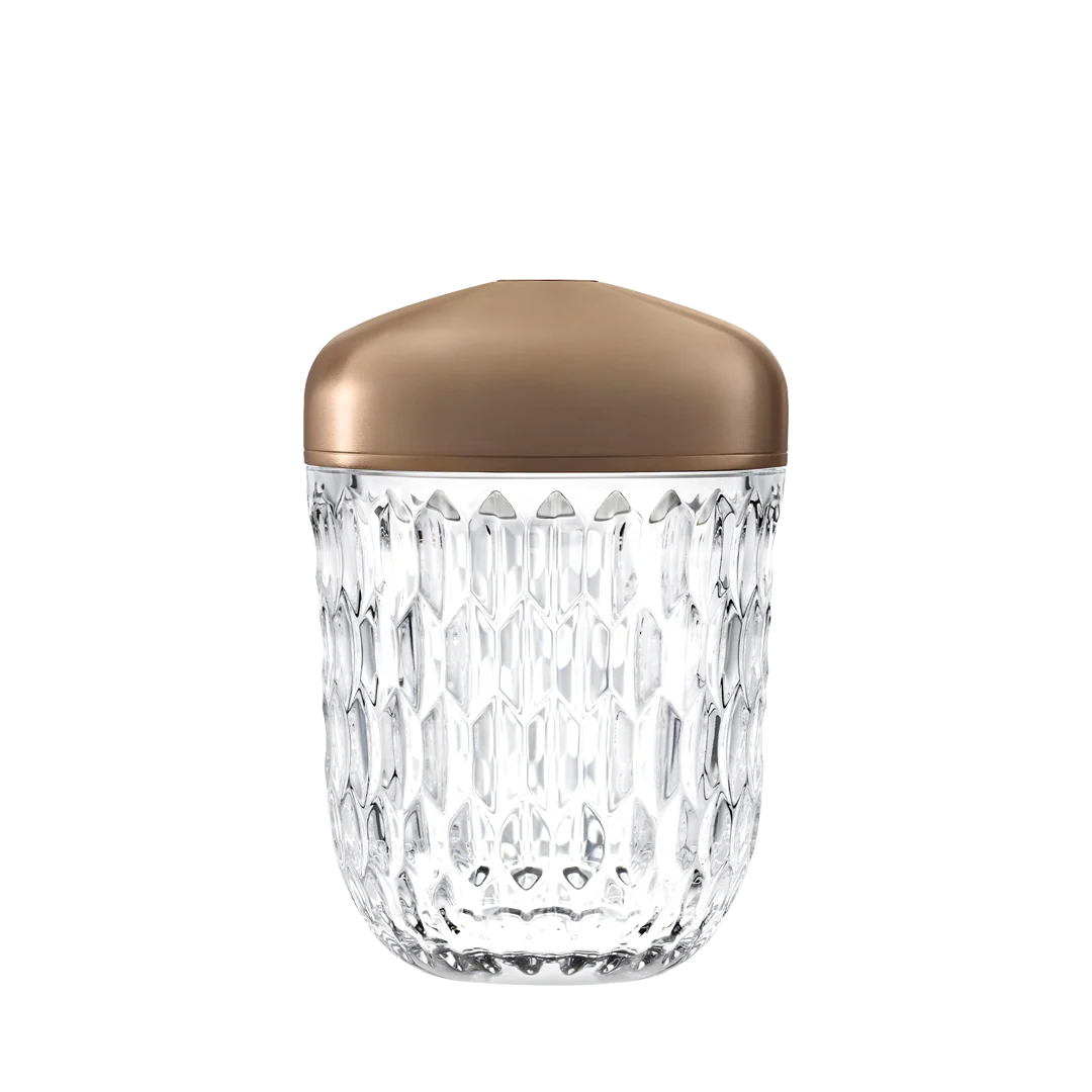 NEW HERMÈS SAINT-LOUIS FOLIA MINI PORTABLE LAMP WITH COPPER FINISH