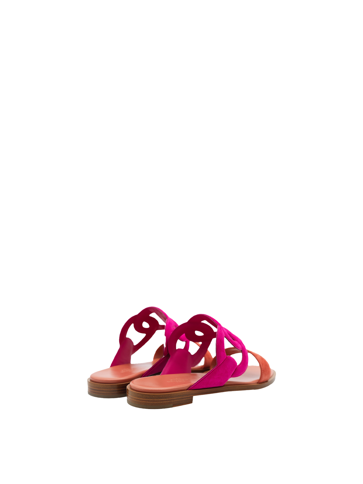 NEW HERMÈS LAGUNE SANDAL ROSE SAKURA/ ROUGE TOMETT