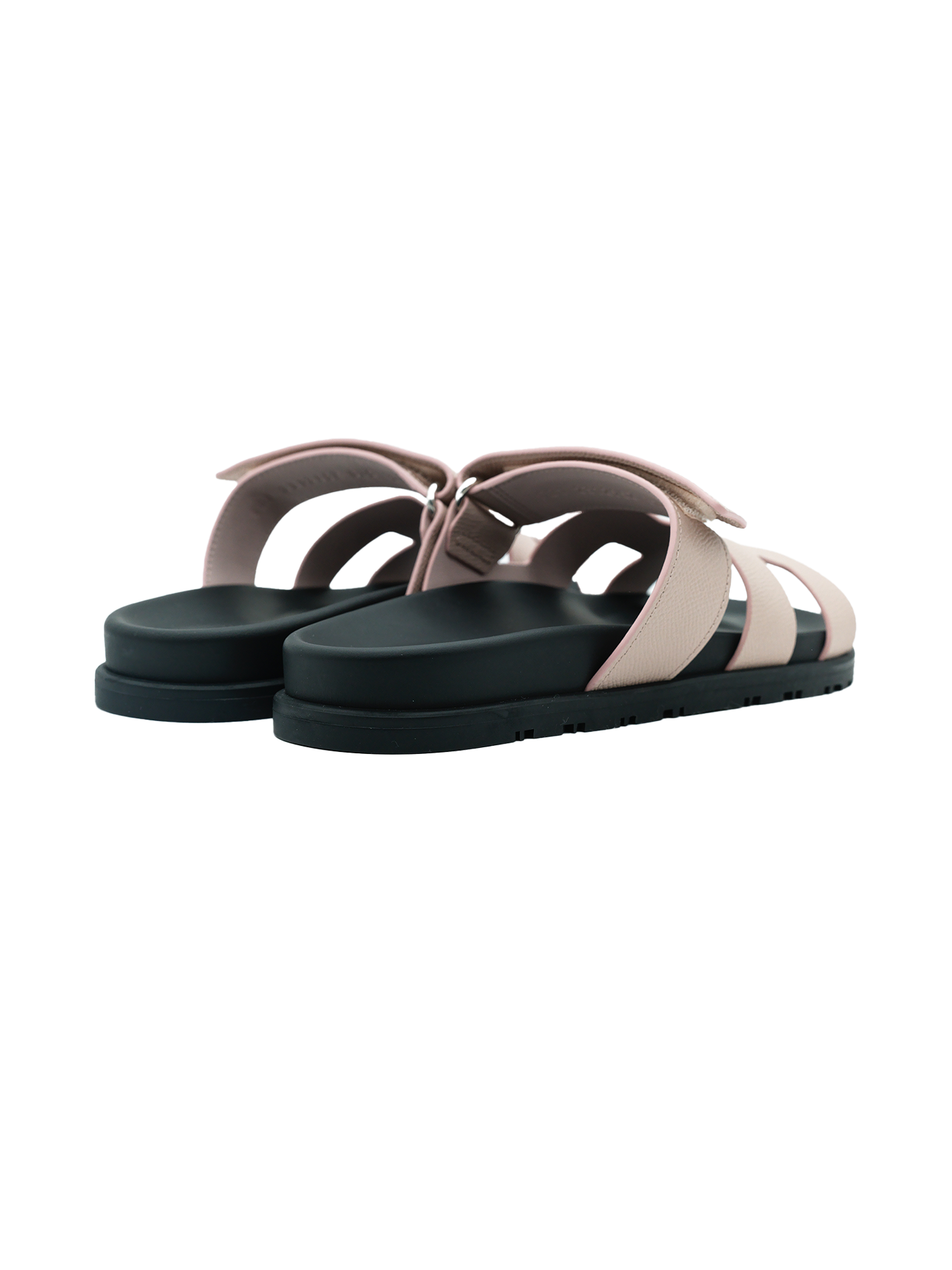 NEW HERMÈS CHYPRE SANDAL ROSE PORCELAINE