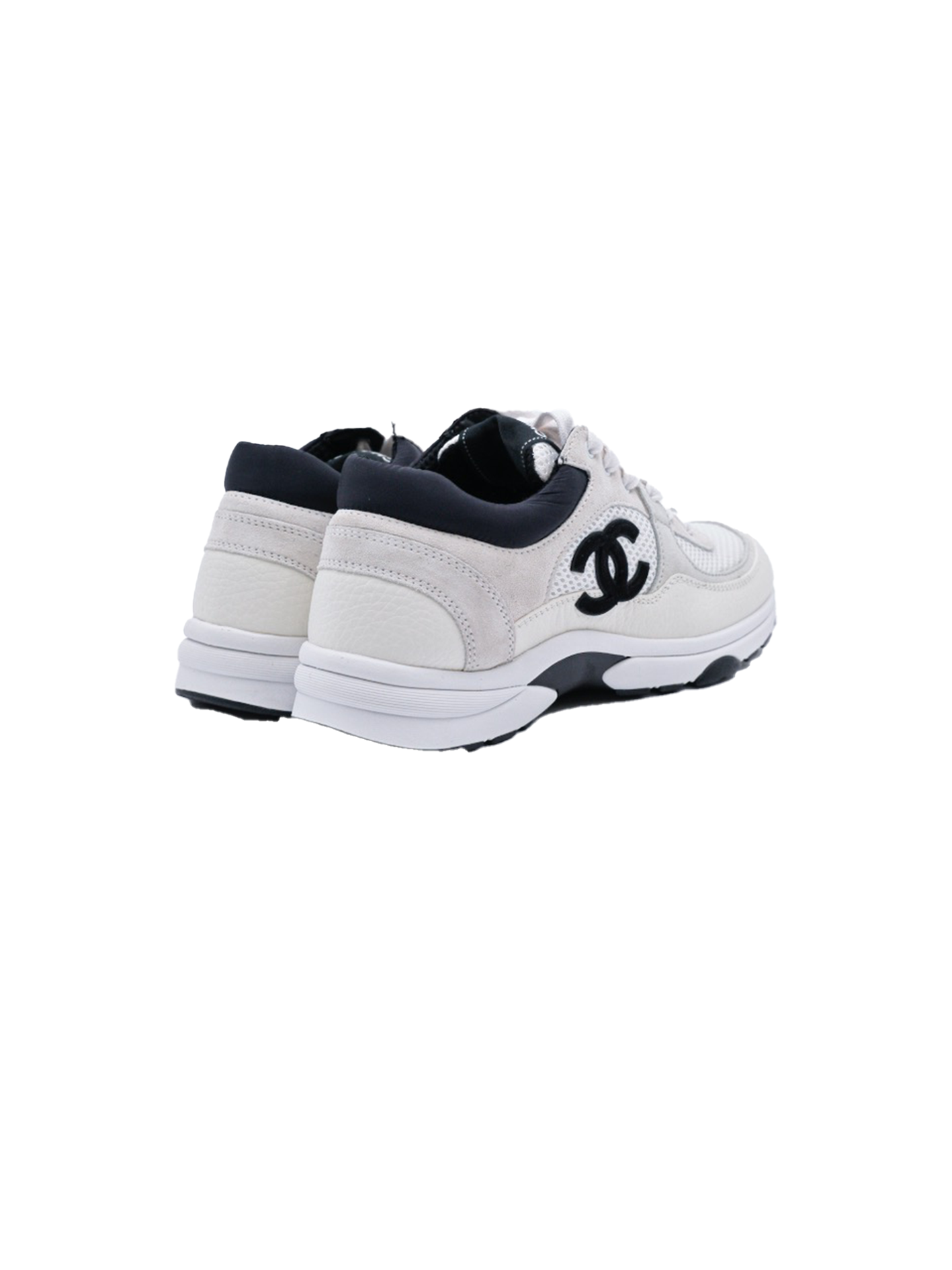 NEW CHANNEL BASKET WHITE/ BLACK