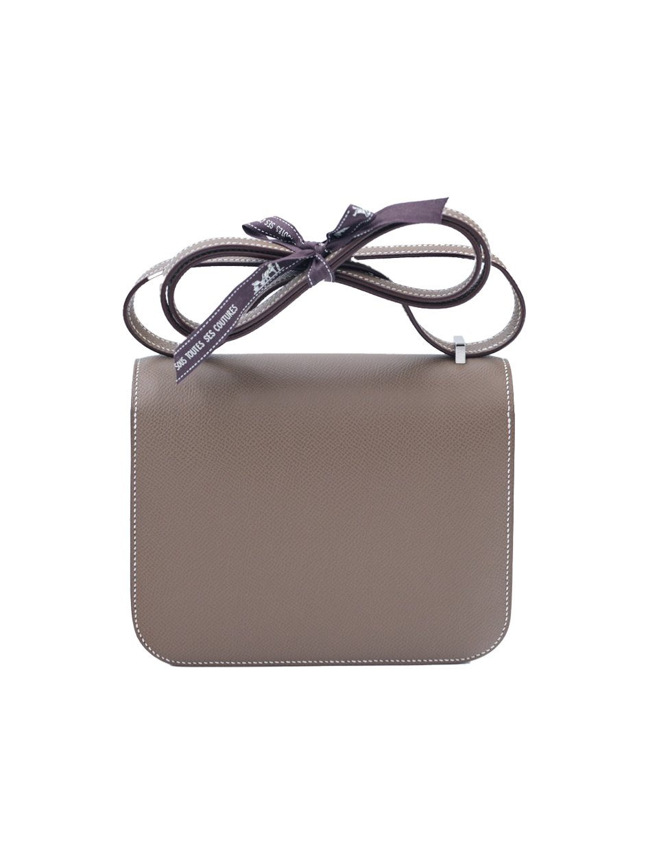 全新爱马仕 Constance 19 EPSOM ETOUPE PHW