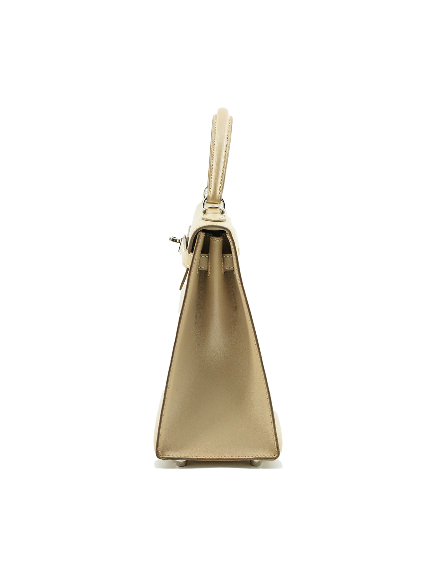 PRE-LOVED HERMES KELLY 25 BARENIA PARCHEMIN PHW