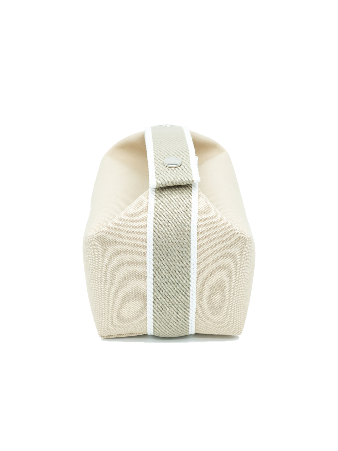 PRE-LOVED HERMÈS BRIDE-A-BRAC CASE SMALL MODEL TOILE NATURAL PHW