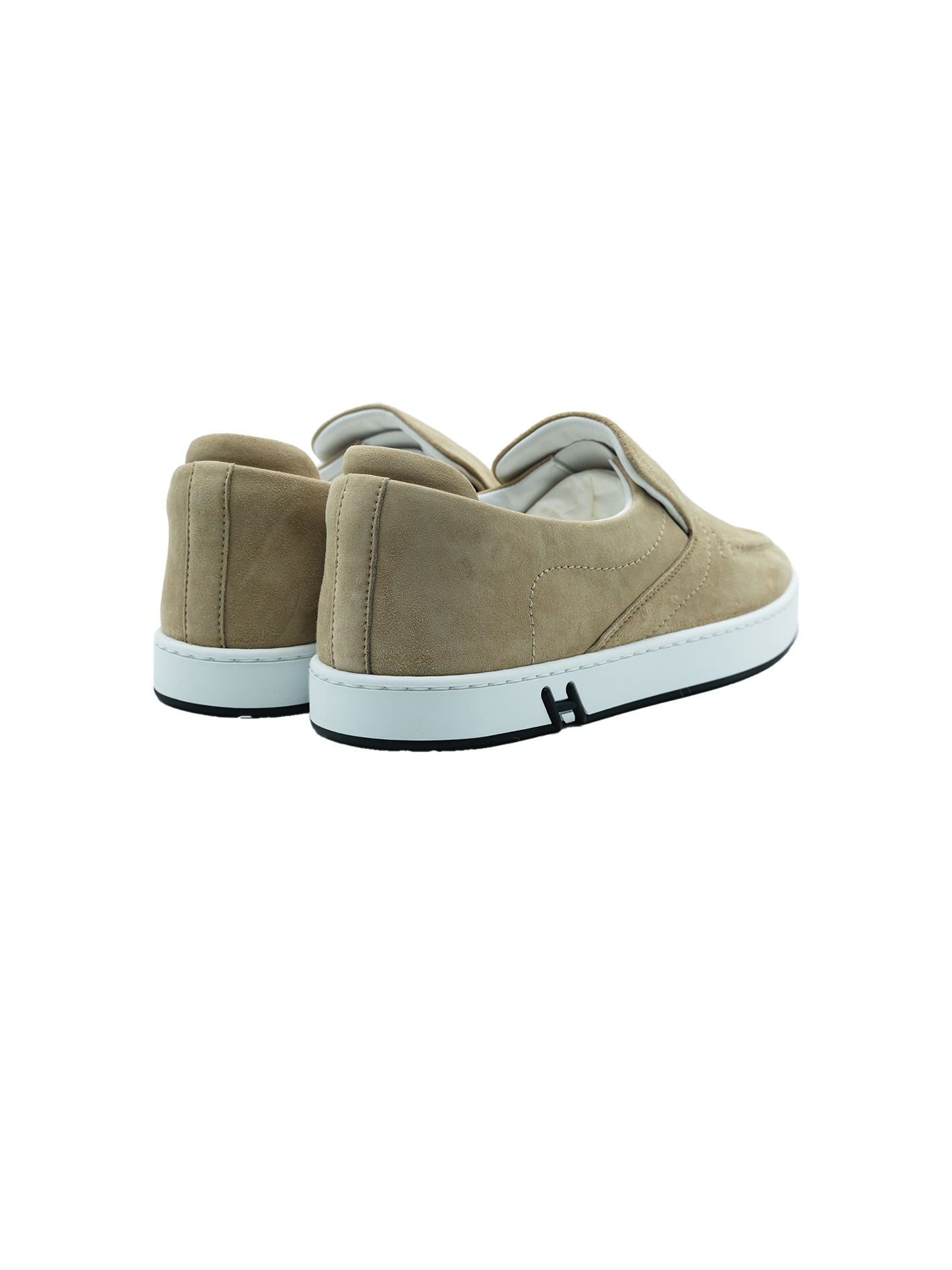 NEW HERMÈS KIDDY SLIP-ON SNEAKER BEIGE CAMEL