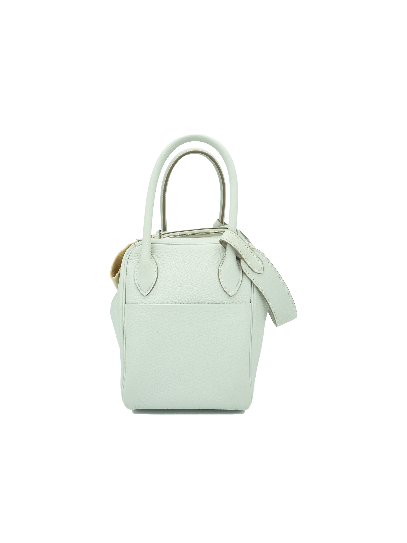PRE-LOVED HERMÈS LINDY 26 TAURILLON CLEMENCE GRIS PERLE PHW