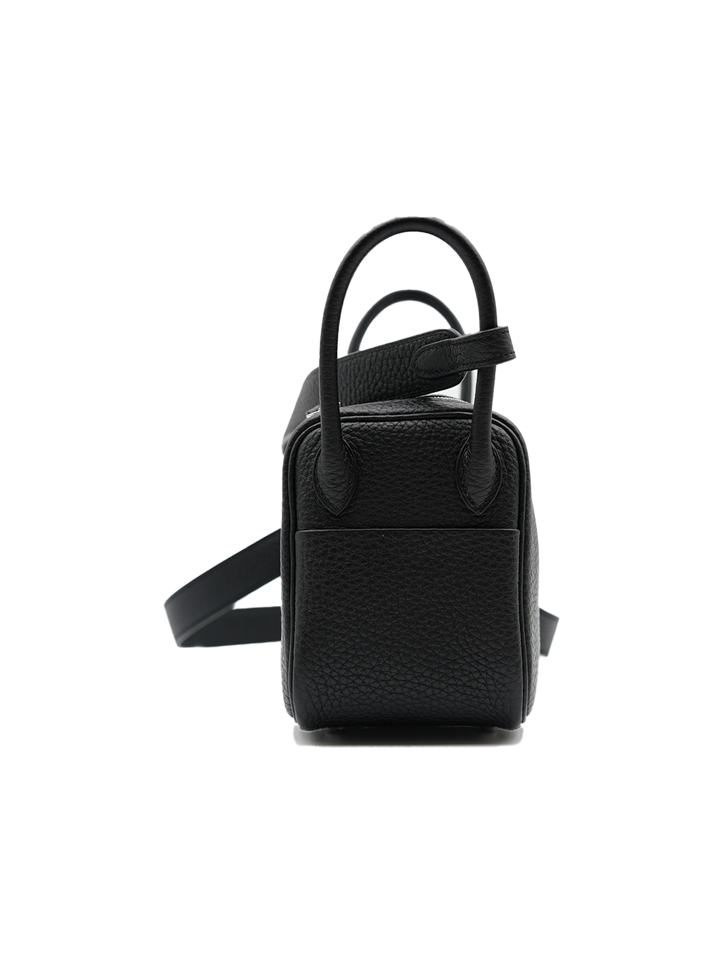 USED HERMES MINI LINDY TAURILLON CLEMENCE BLACK PHW