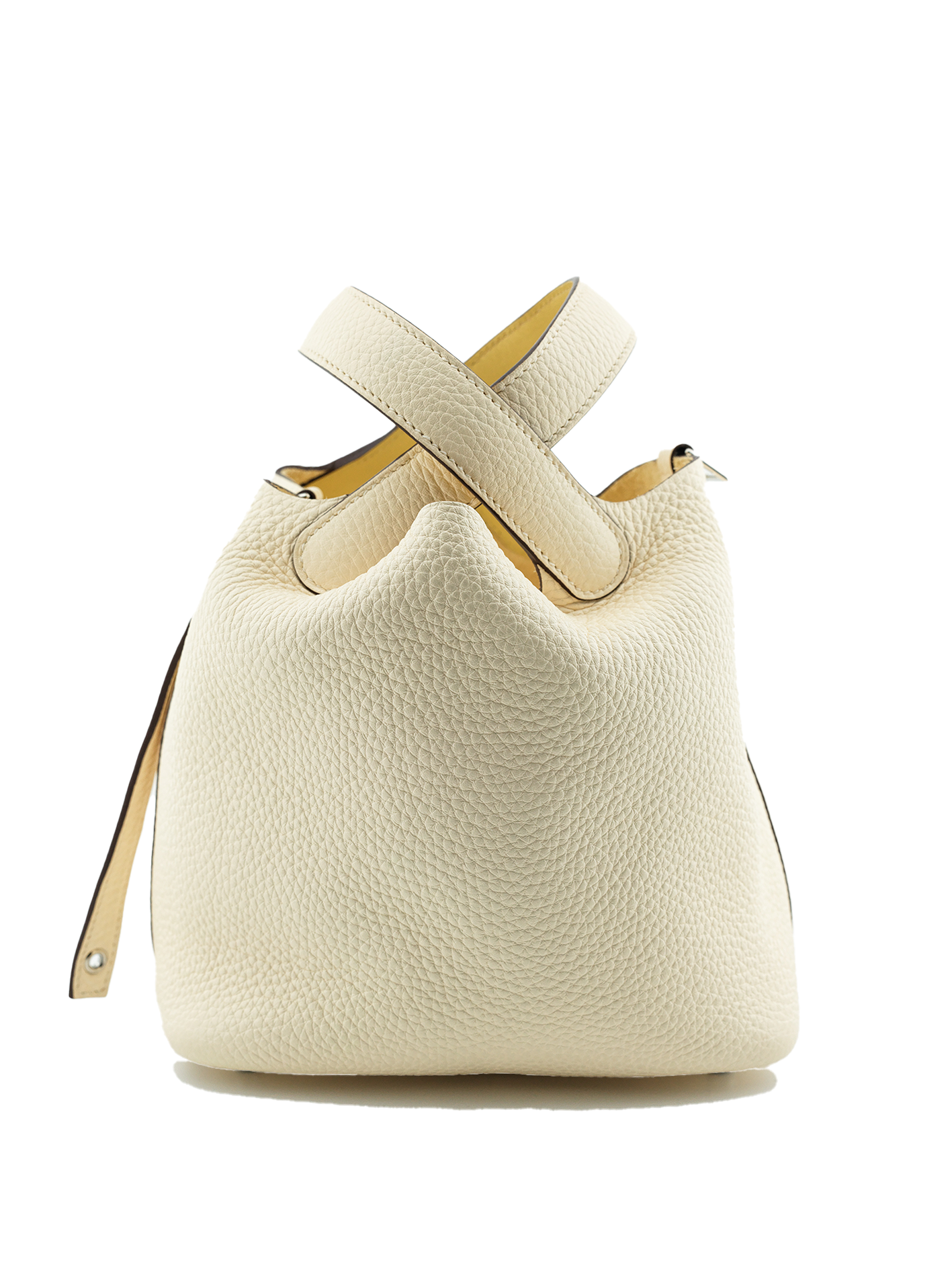 PRE-LOVED HERMES PICOTIN 18 TAURILLON CLEMENCE/ SWIFT NATA/ JAUNE MILTON PHW