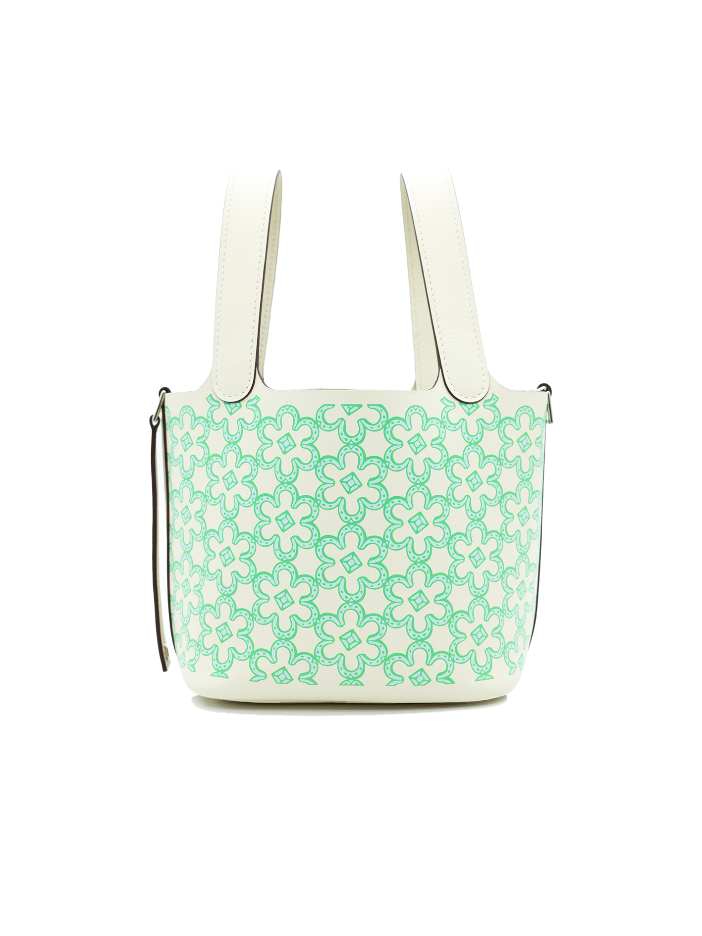 PRE-LOVED HERMÈS PICOTIN MICRO 14 LUCKY DAISY SWIFT NATA PHW