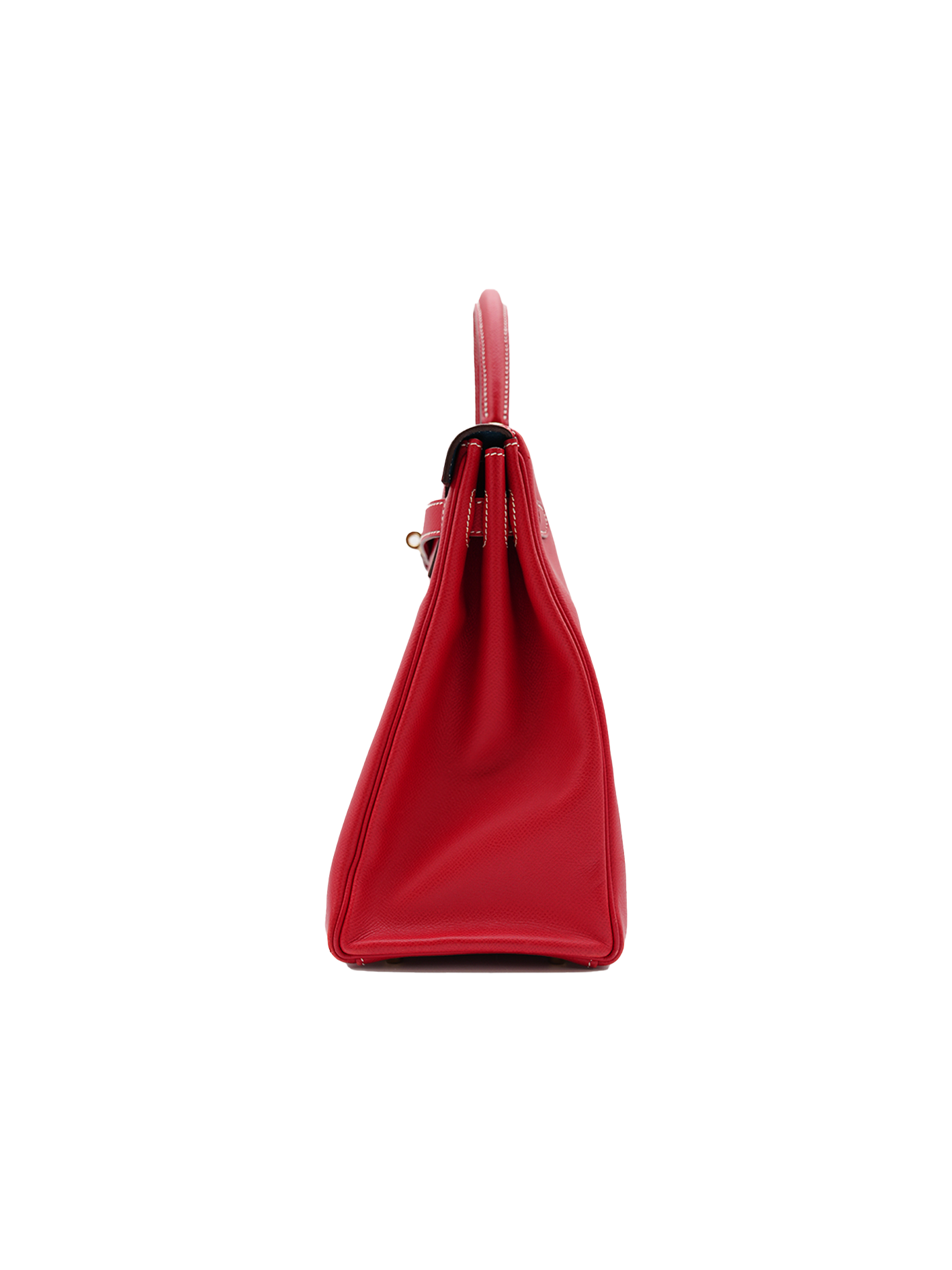 二手爱马仕凯莉包 35 EPSOM ROUGE CASAQUE CGHW