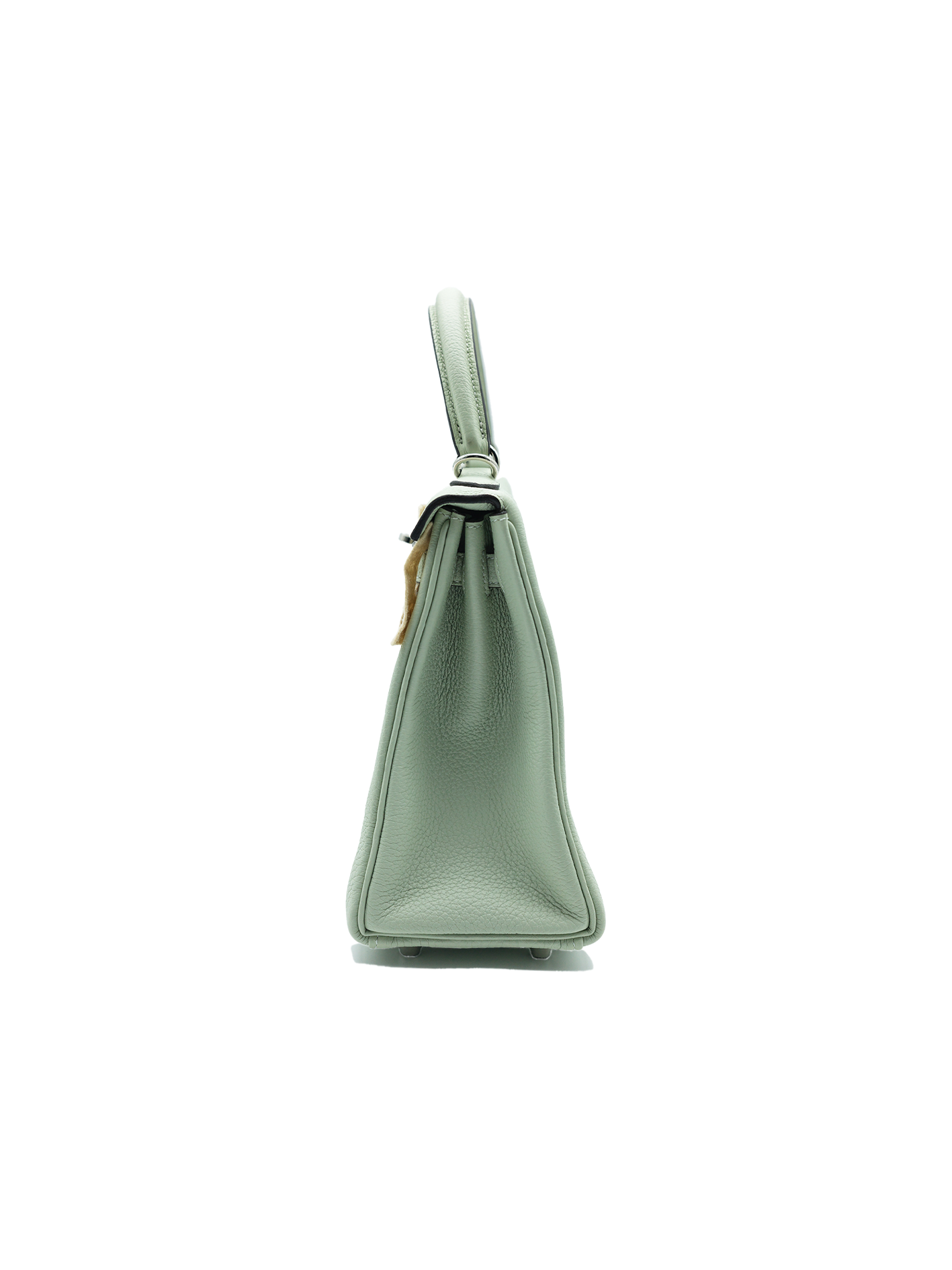 PRE-LOVED HERMES KELLY 25 TOGO GRIS NEVE PHW