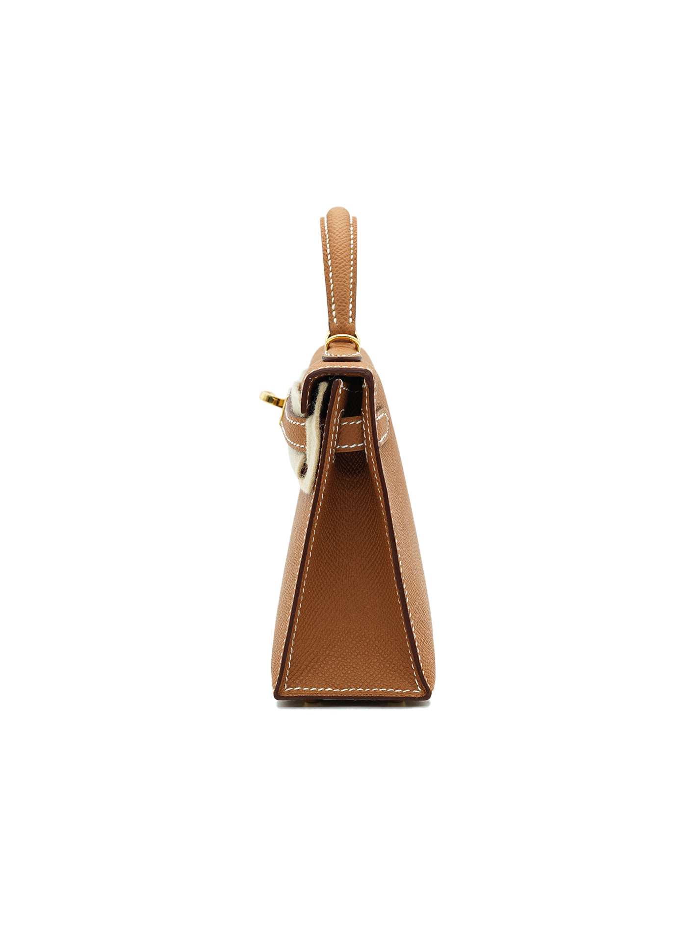 NEW HERMÈS MINI KELLY II EPSOM GOLD GHW