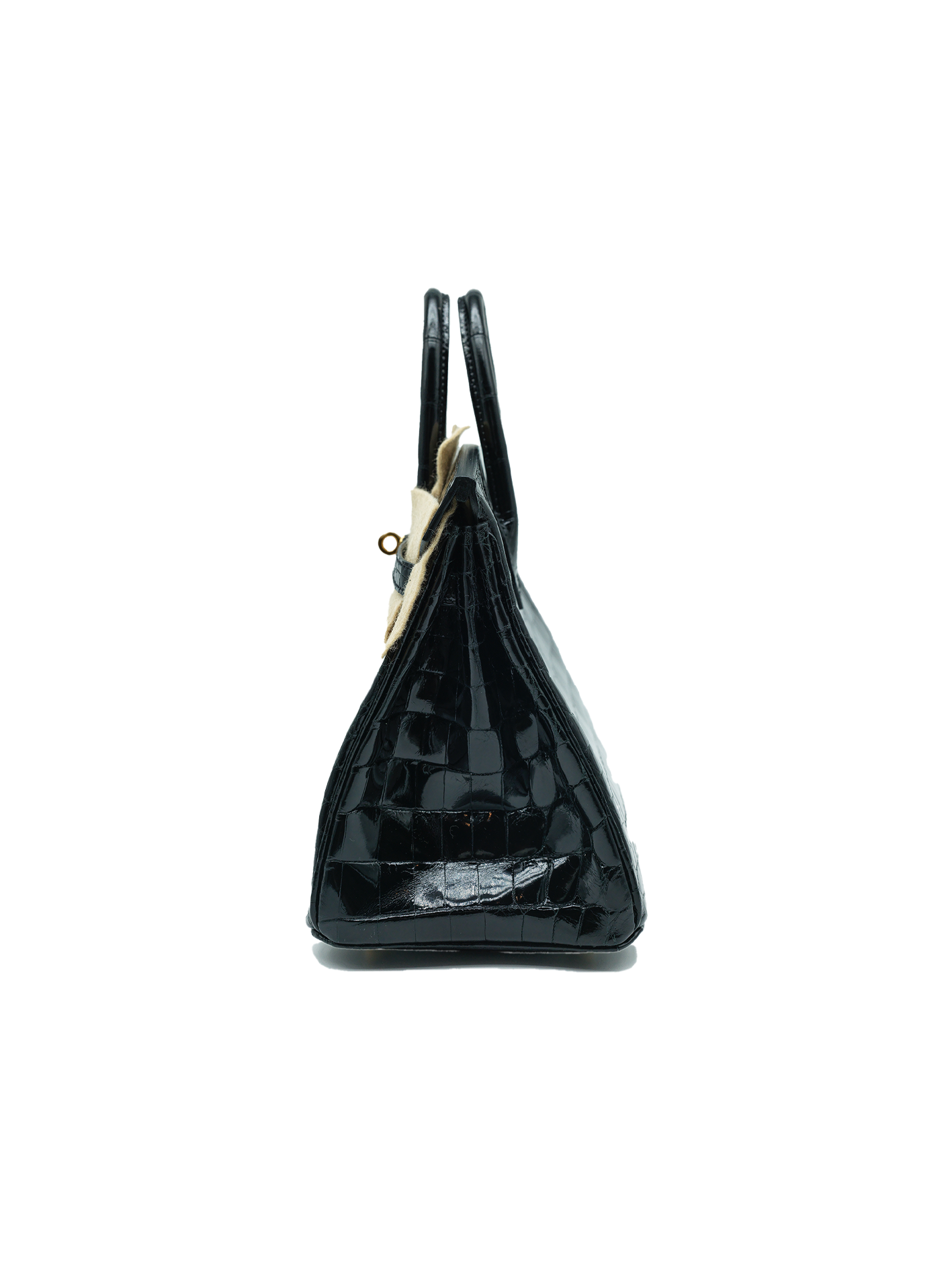 PRE-LOVED HERMÈS BIRKIN 25 NILOTICUS CROCODILE BLACK GHW