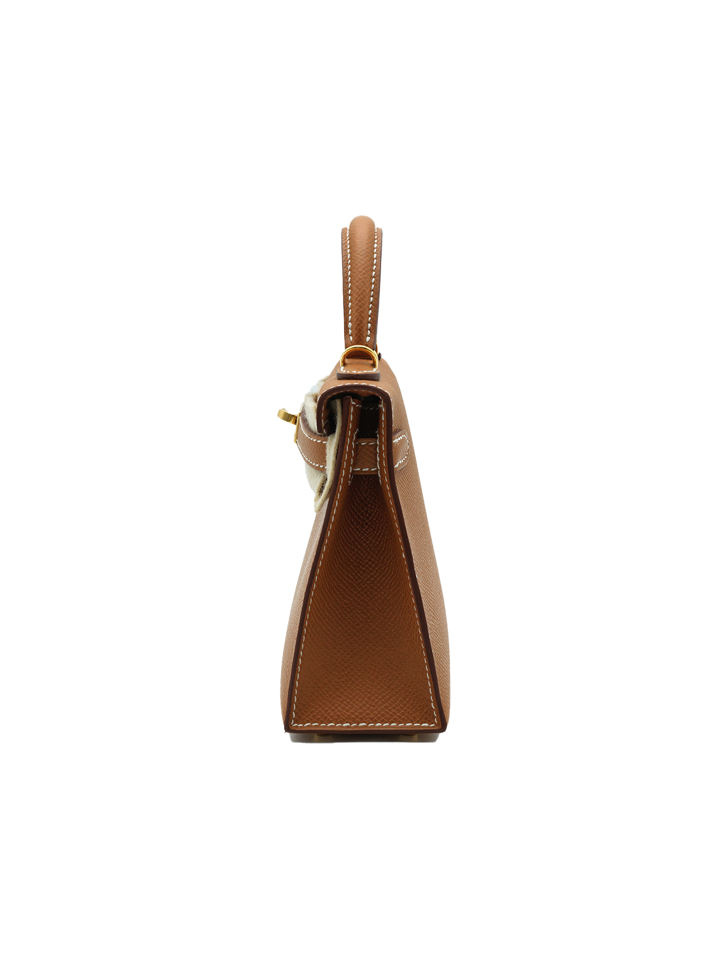 NEW HERMÈS MINI KELLY II EPSOM GOLD GHW