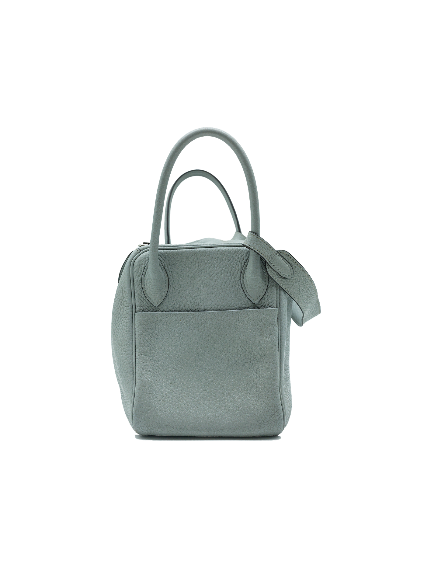 PRE-LOVED HERMÈS LINDY 30 TAURILLON CLEMENCE BLUE GLACIAR PHW