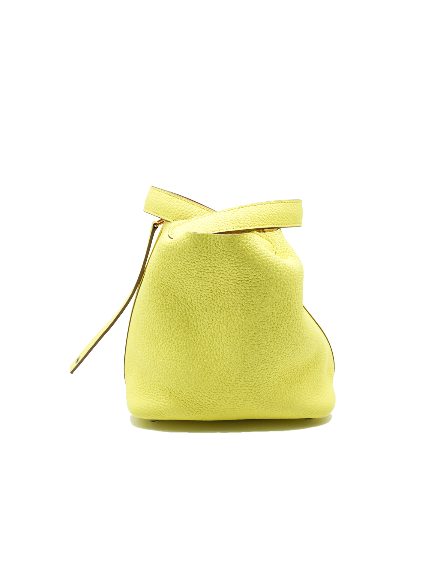 PRE-LOVED HERMES PICOTIN 18 TAURILLON CLEMENCE LEMONCELLO/ ORANGE MINIUM PHW