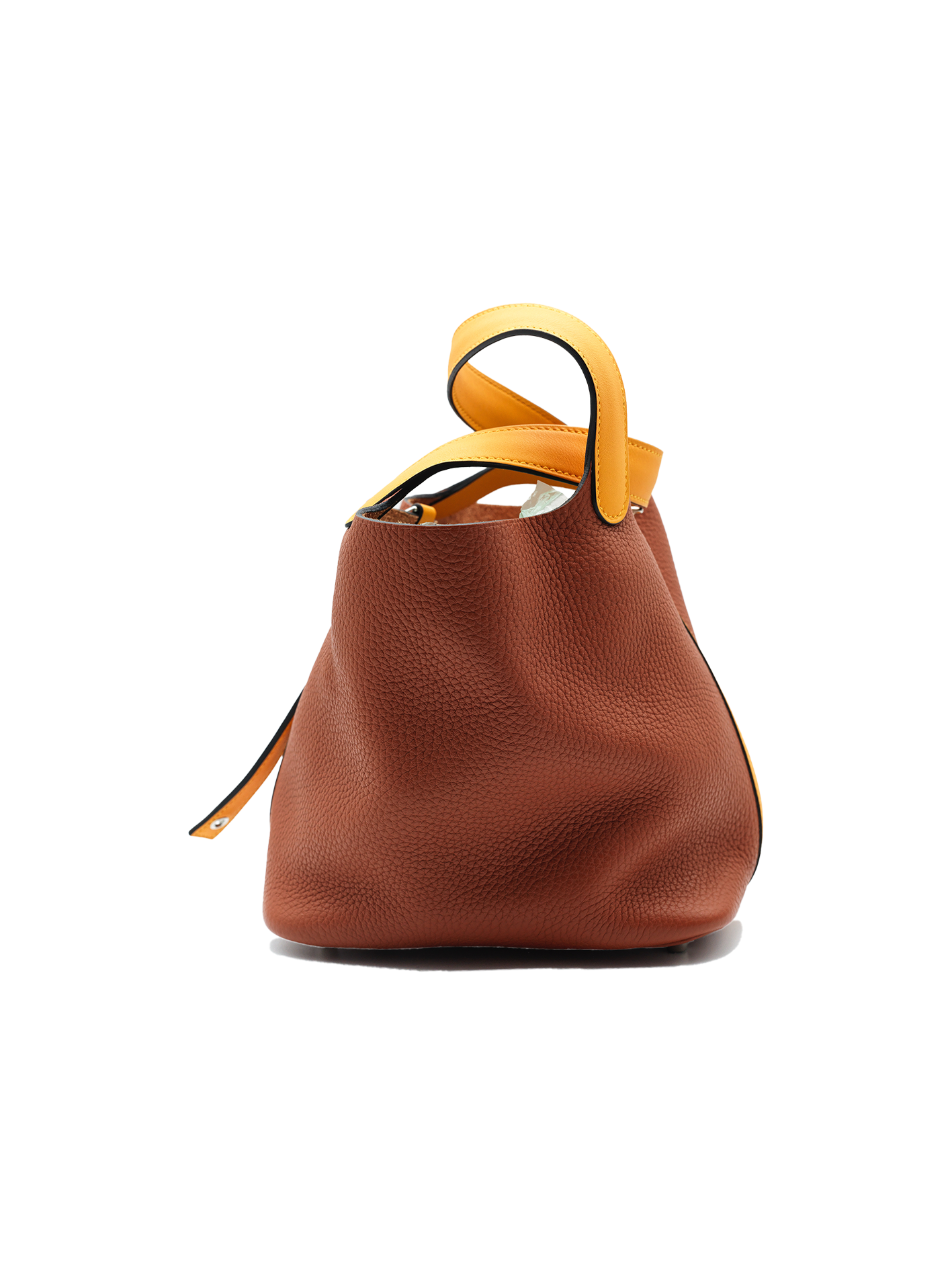PRE-LOVED HERMÈS PICOTIN 18 TAURILLON CLEMENCE POTIRON ORANGE/ JAUNE DOR PHW