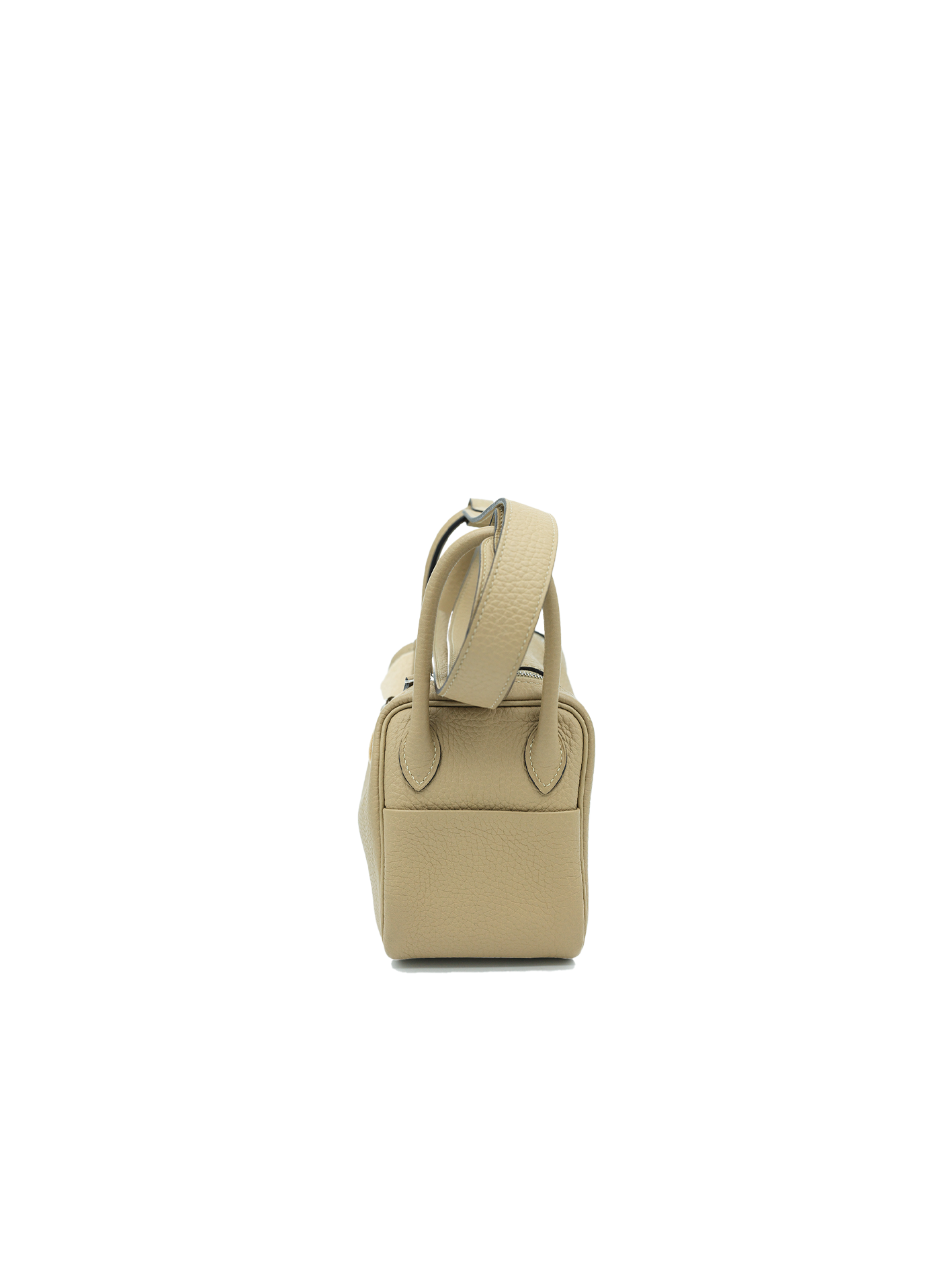 PRE-LOVED HERMÈS MINI LINDY TAURILLON CLEMENCE TRENCH PHW