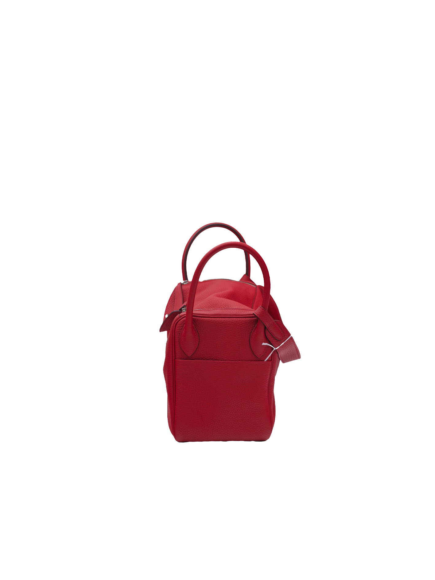 二手爱马仕 LINDY 30 TAURILLON CLEMENCE ROUGE CASAQUE PHW