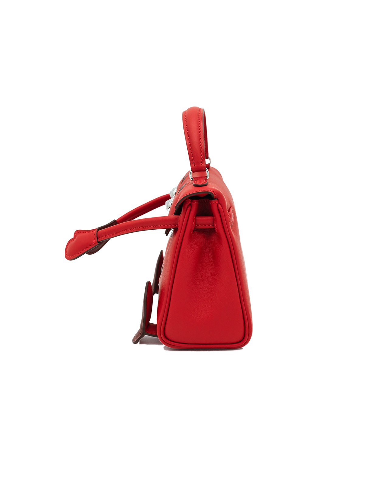 NEW HERMÈS QUELLE IDOLE KELLY DOLL SWIFT ROUGE RADIEUX/ ROUGE H PHW