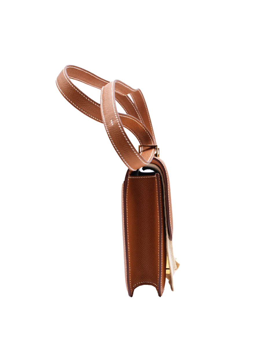 二手爱马仕 Constance 24 EPSOM 金色 GHW