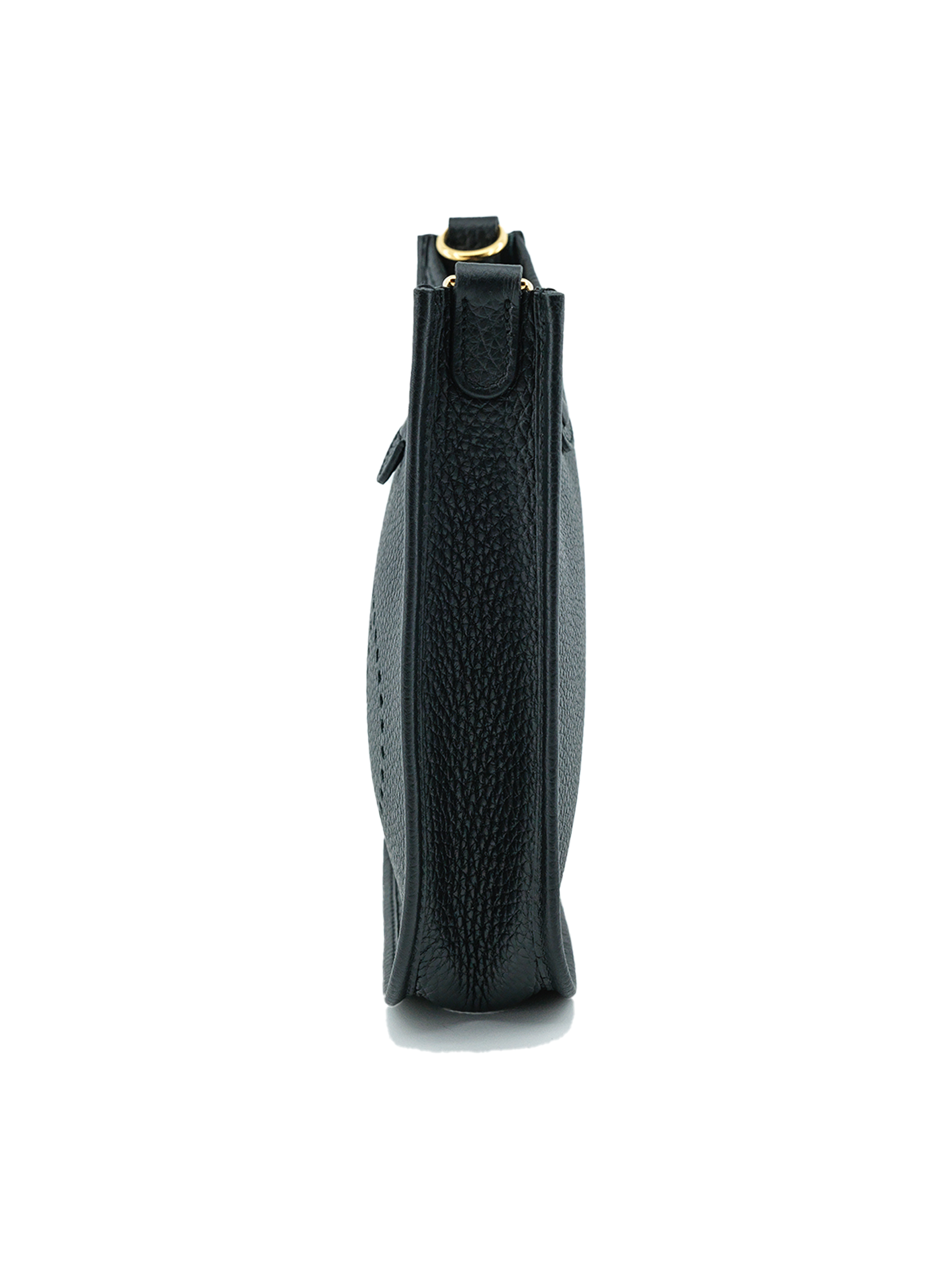 USED HERMES MINI EVELYNE TAURILLON CLEMENCE BLACK GHW